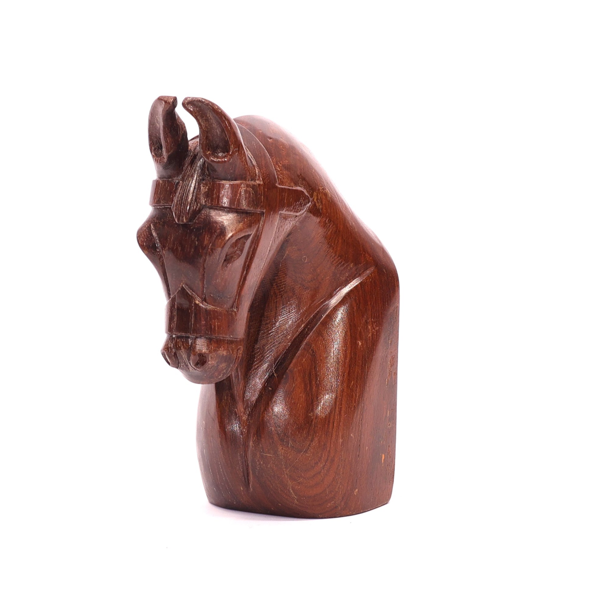Wooden Horse Carving Animal Figurine