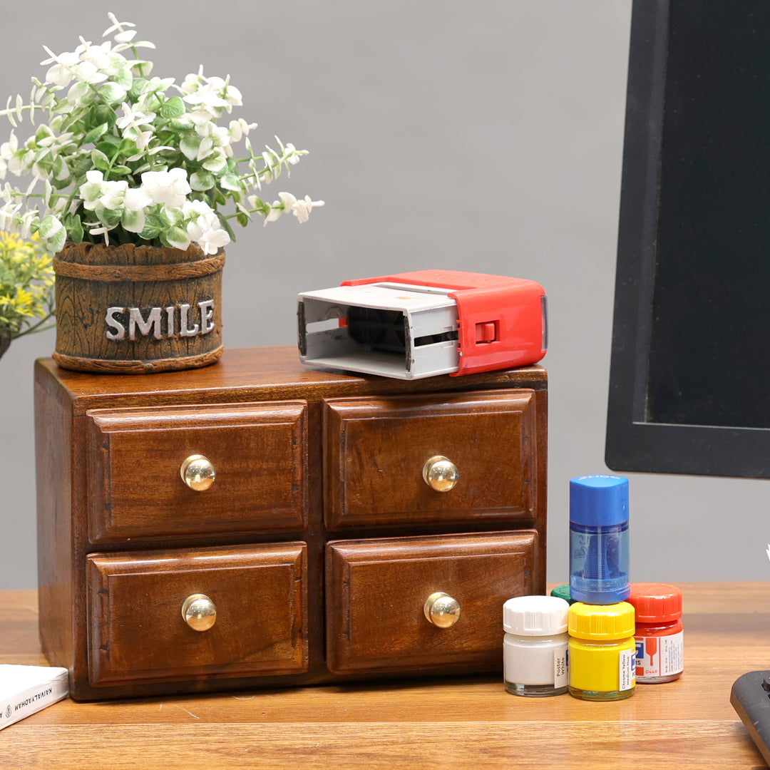 Four Clover Jewellery Box Desk Organizer