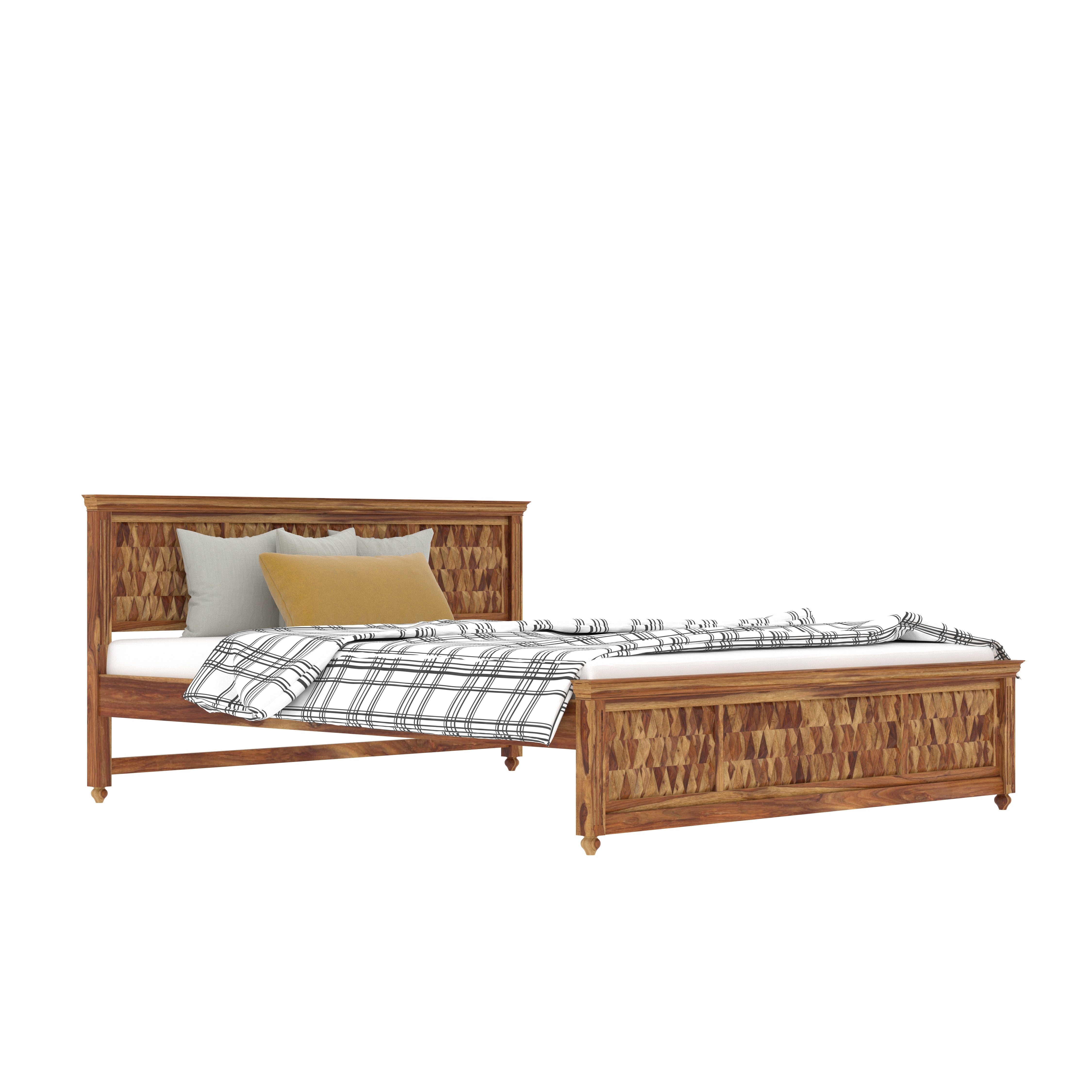 Richard Quality Finished Wooden Handmade Wooden Bed Bed