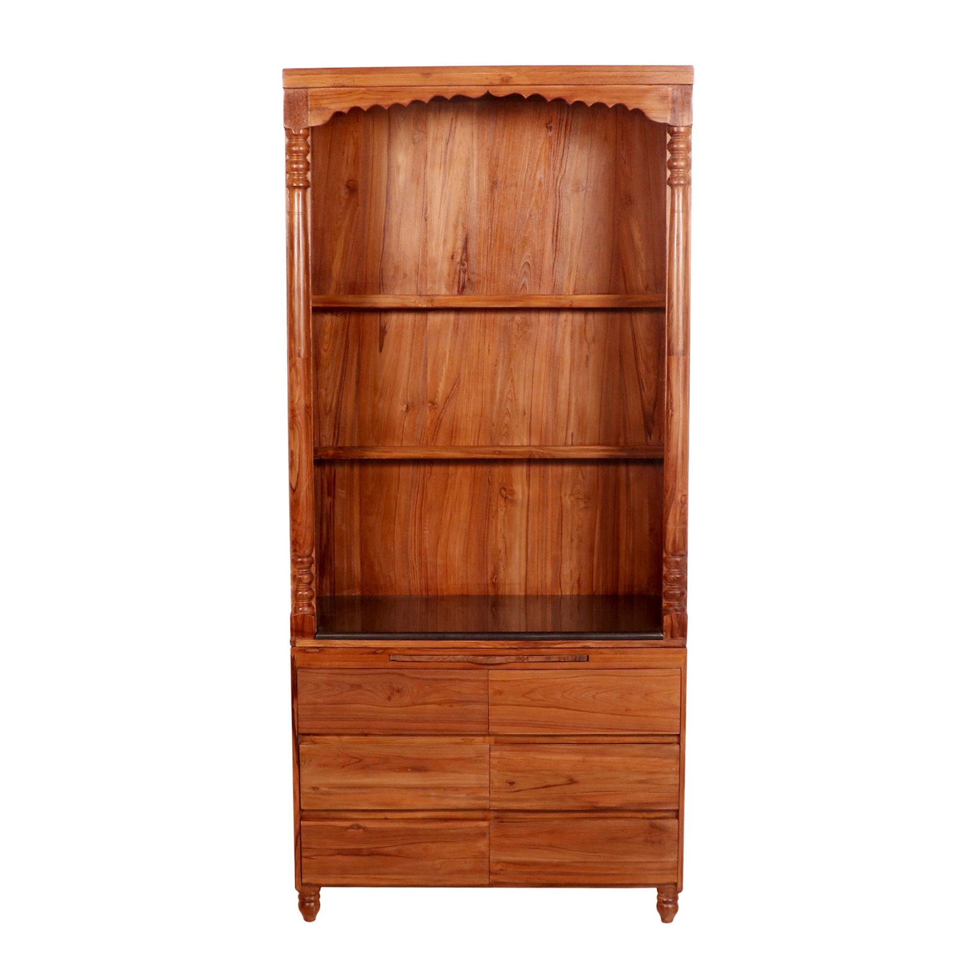 Teak wood 2 Part Temple cabinet Temple