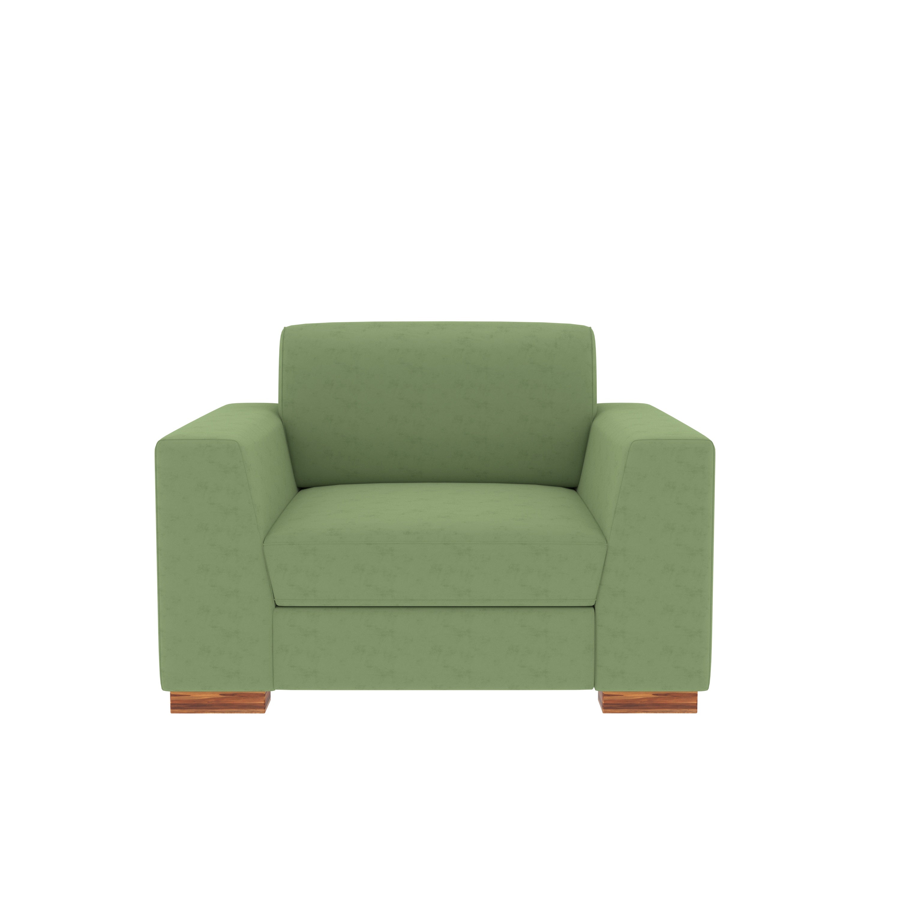 Grass Green Pastel Coloured Comfort 2+1 Seater Sofa + Center Table for Home Sofa