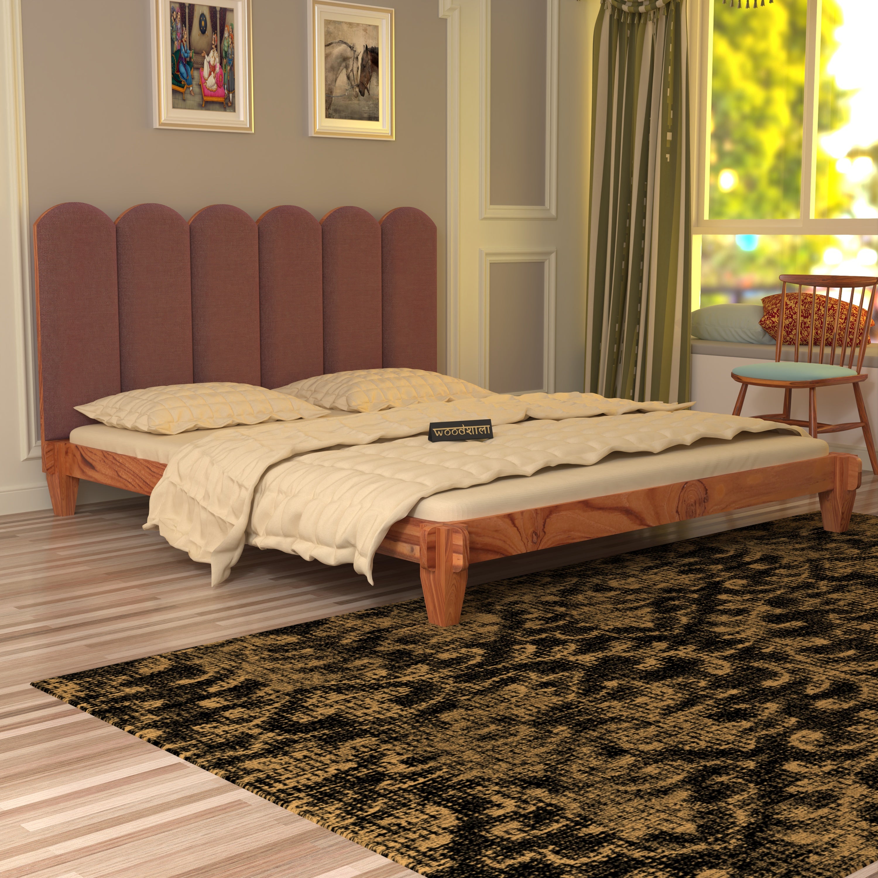 Plywood Bed Headboard Design