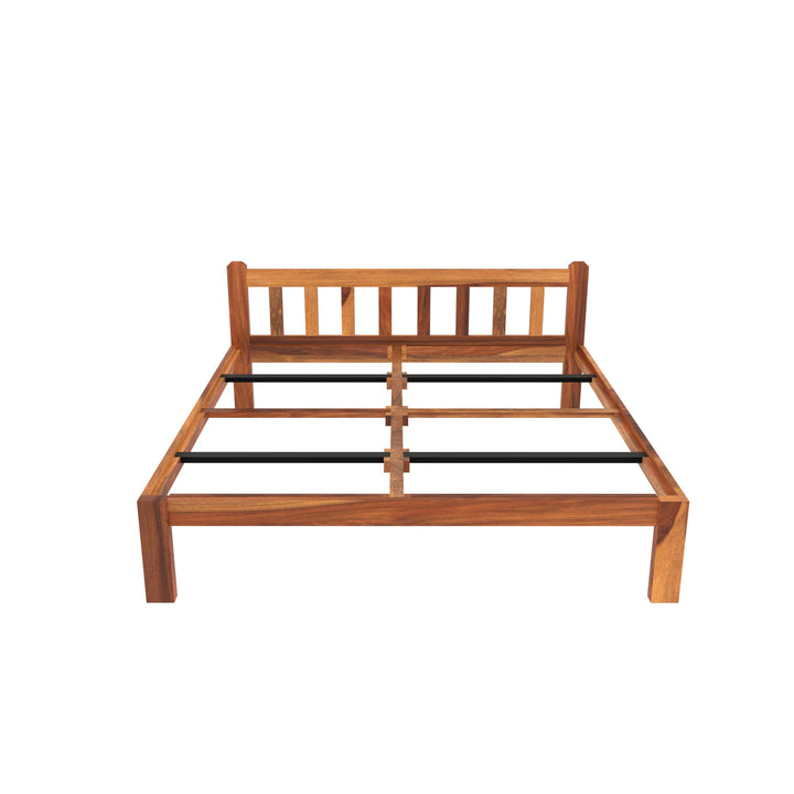 Solid Wood Contemporary Bed (Sheesham wood) Bed