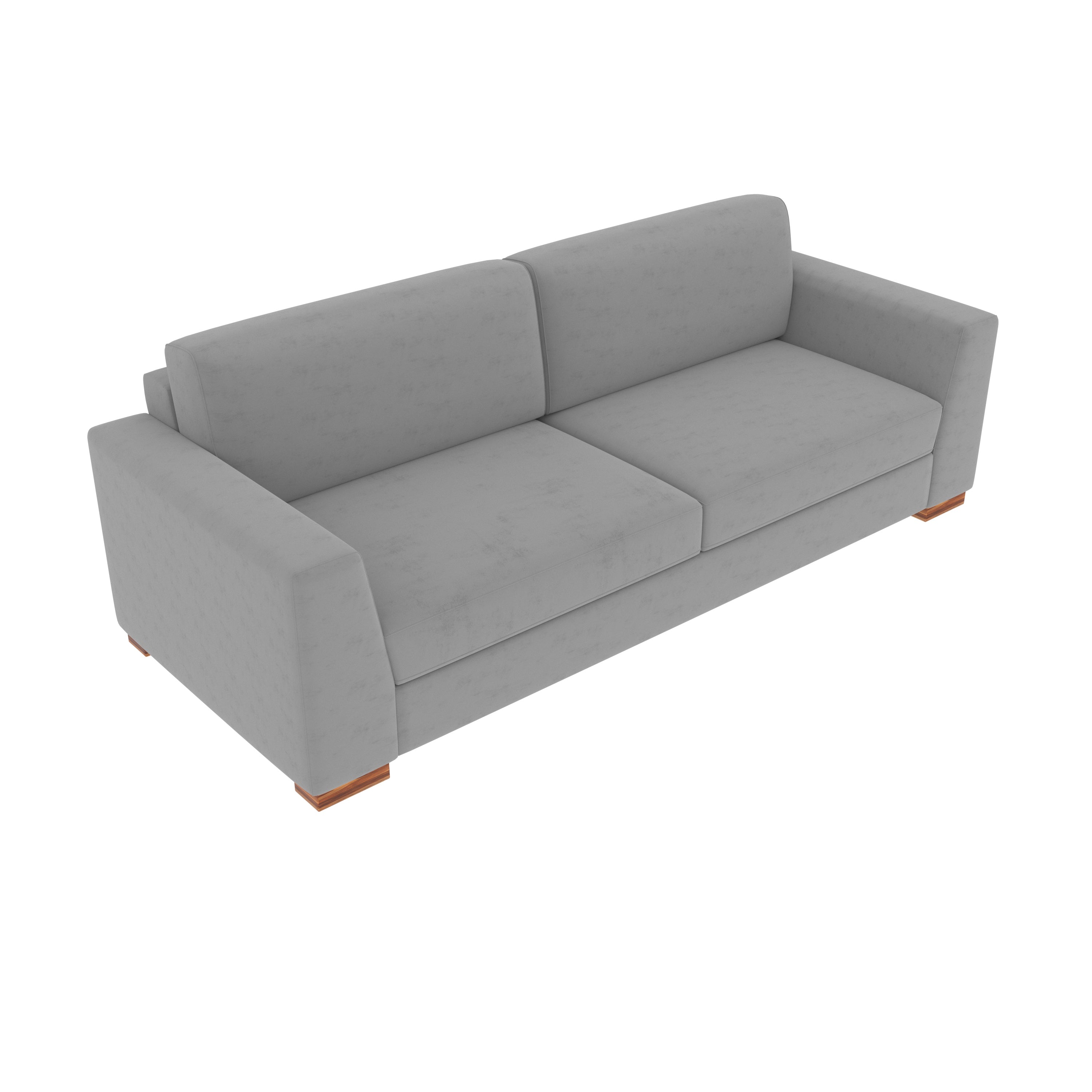 Warm Gray Pastel Coloured Comfort 2+1 Seater Sofa for Home Sofa