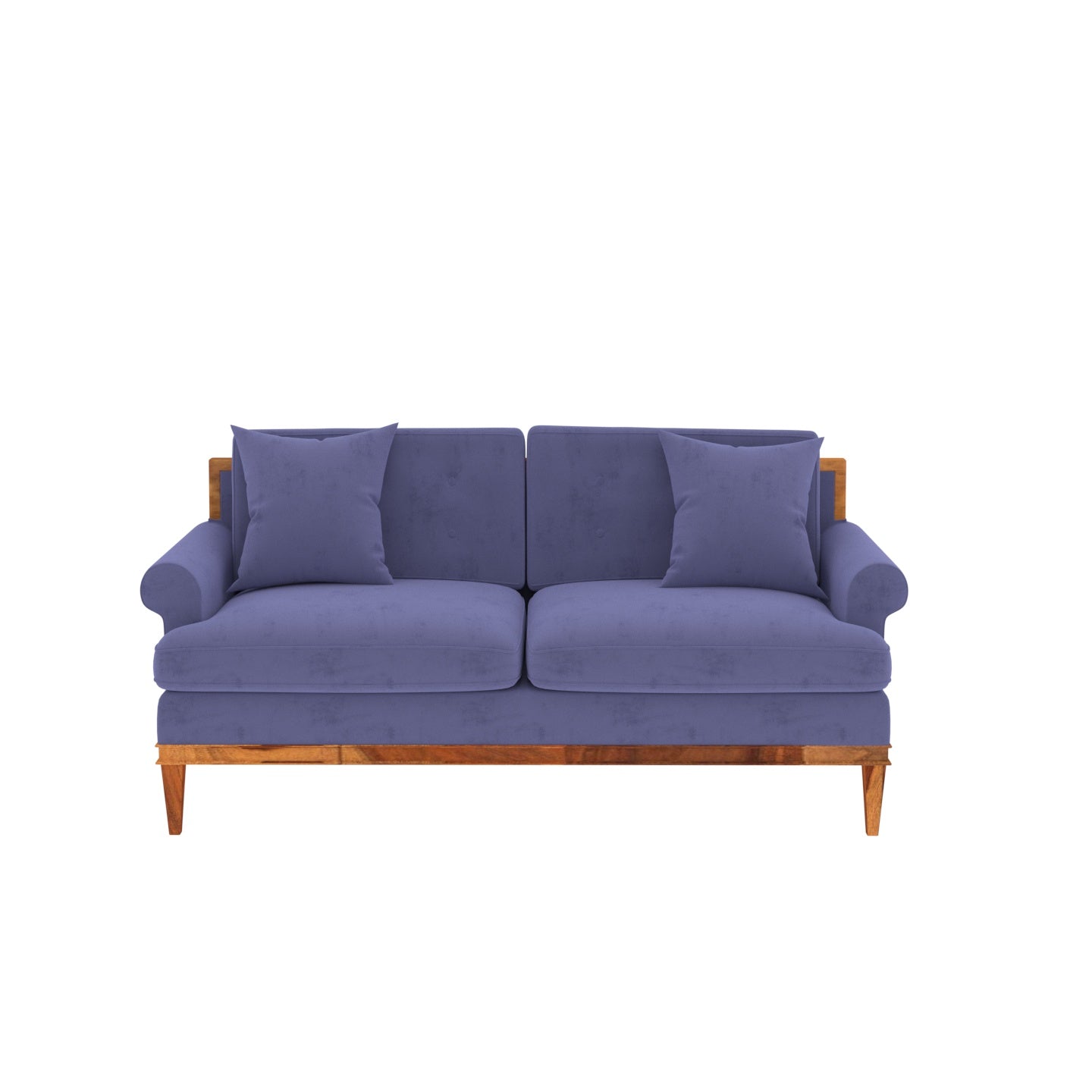 Royal Purple Shaded Premium 2 Seater Sofa Sofa