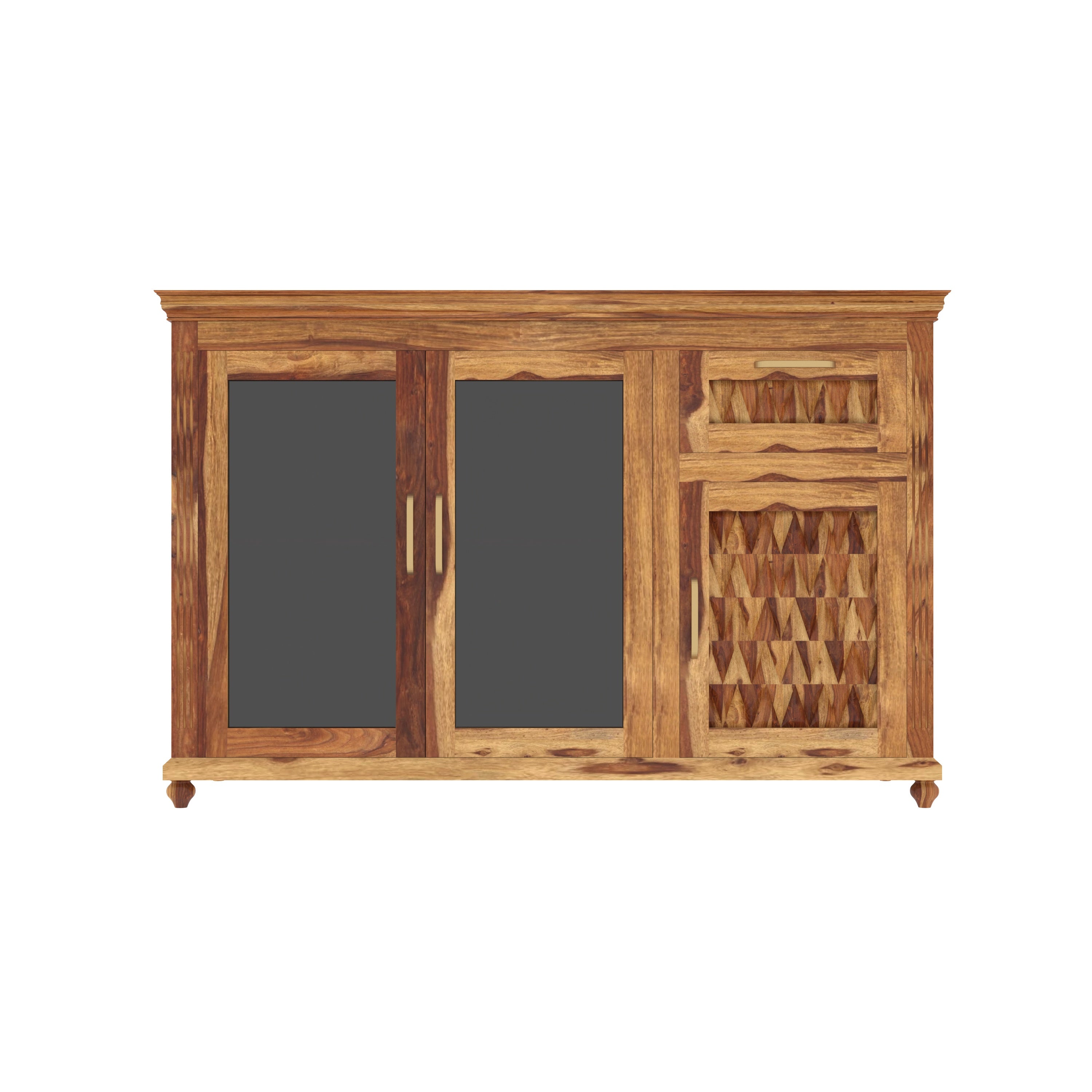 Montage Multi-Storage Sheesham Wooden Handmade Cabinet Cupboard