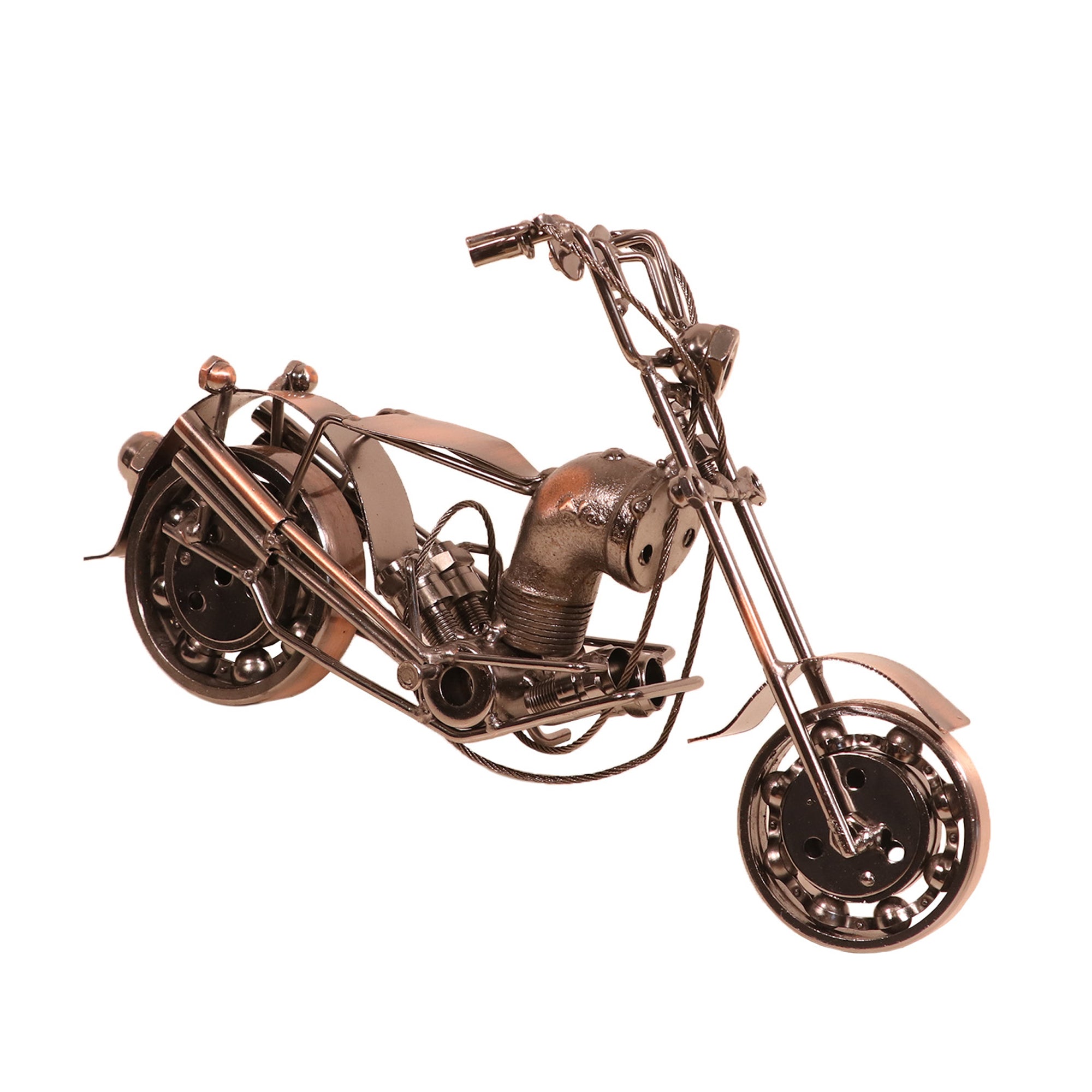 Metallic decorative bike Miniature Vehicle figurine