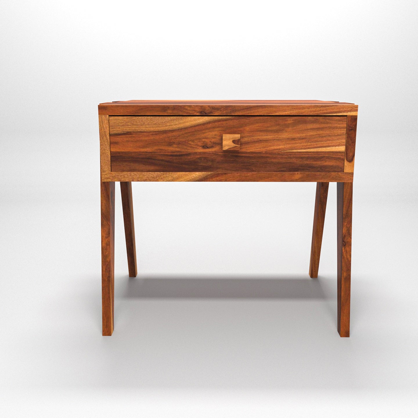 Stylish single drawer sheesham wood bedside Bedside