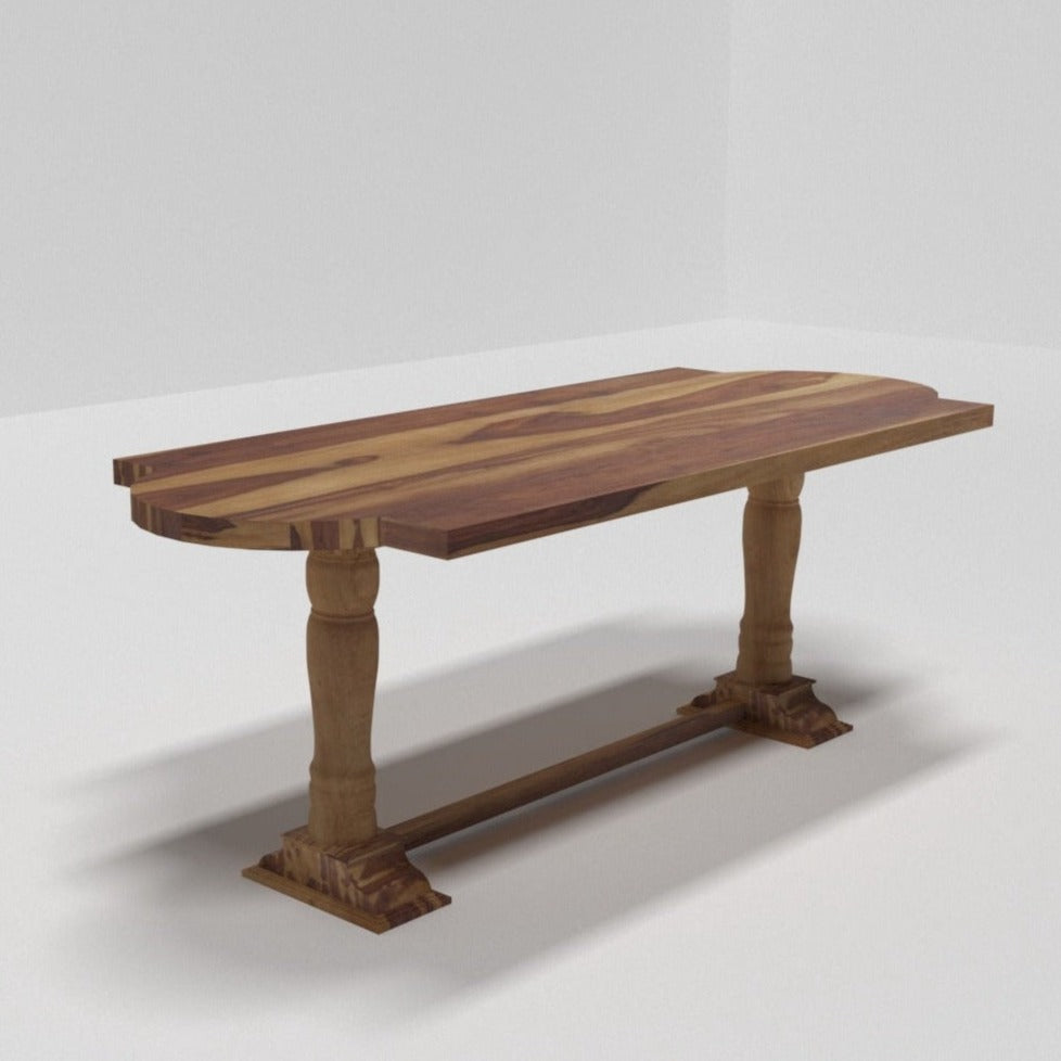 Rectangular Sheesham Wood Wood Accent Dining Table Dining Table
