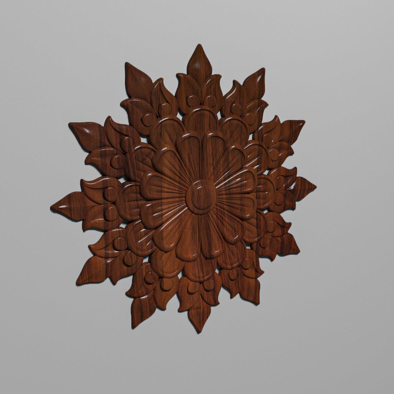 Melodious Multi Flower Leafs Wooden Handmade Wall Decor for Home Wall Decor