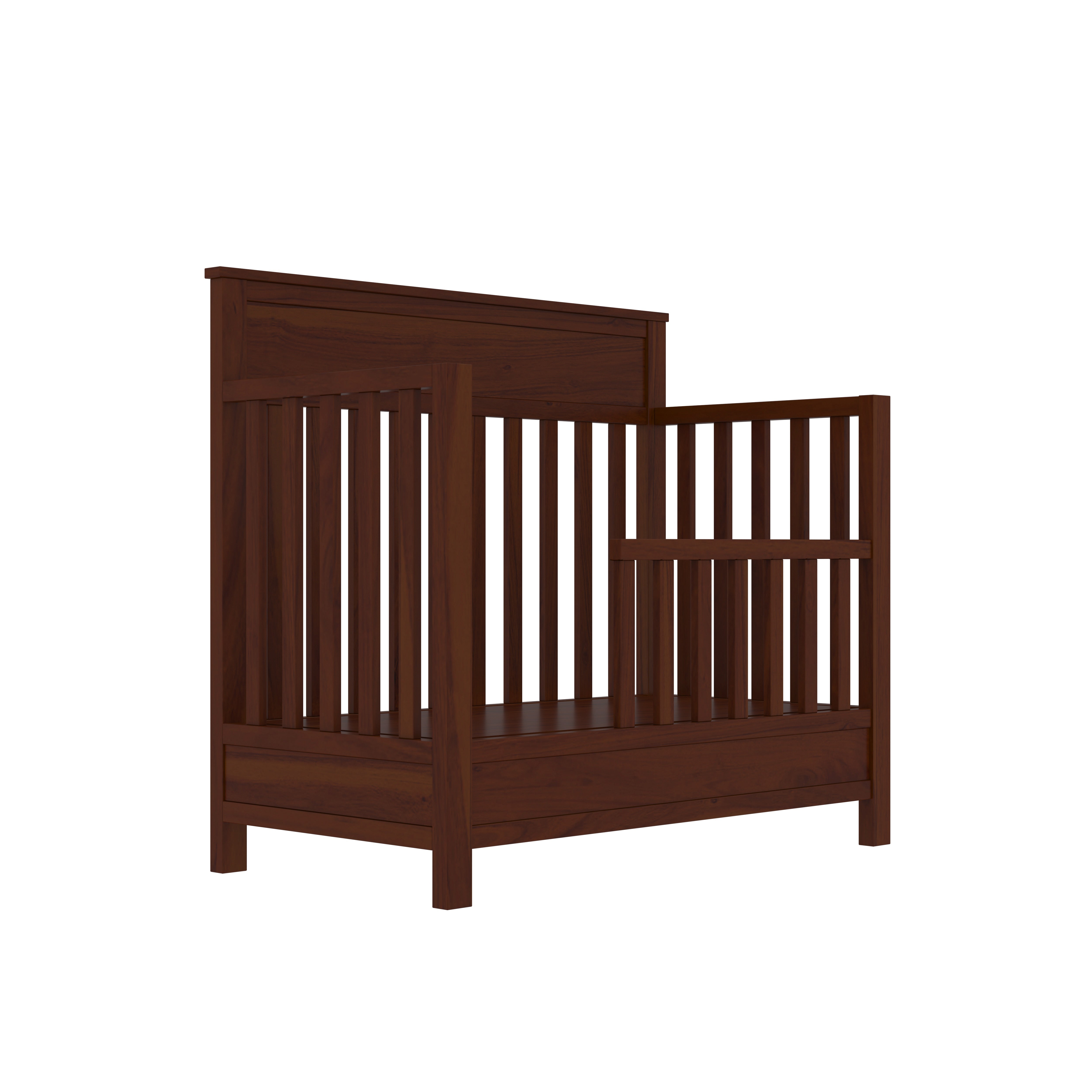 Southern Traditional Brown Stripped Design Wooden Handmade Cradle Cradle