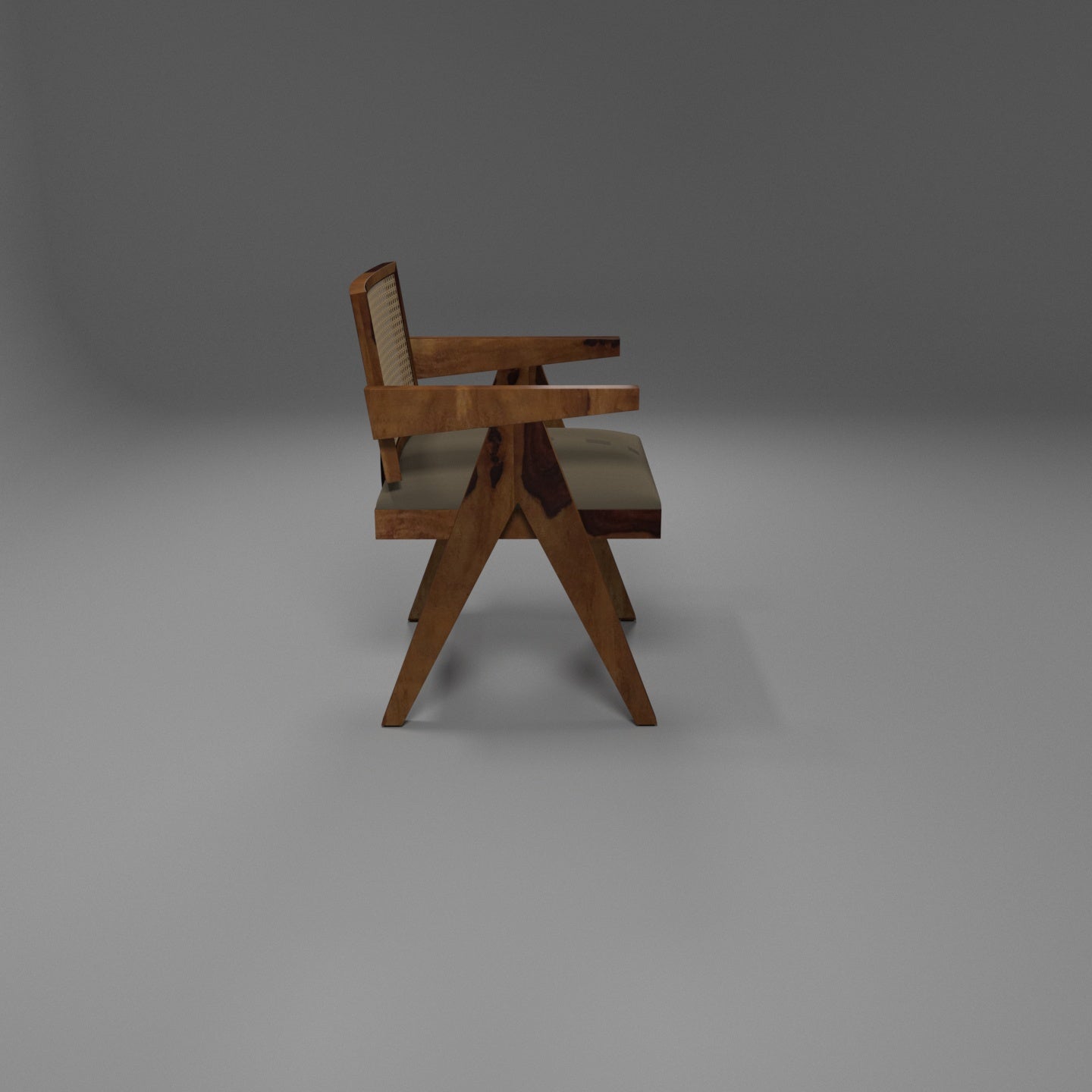 Sheesham wood Dark Natural Director's arm chair Arm Chair