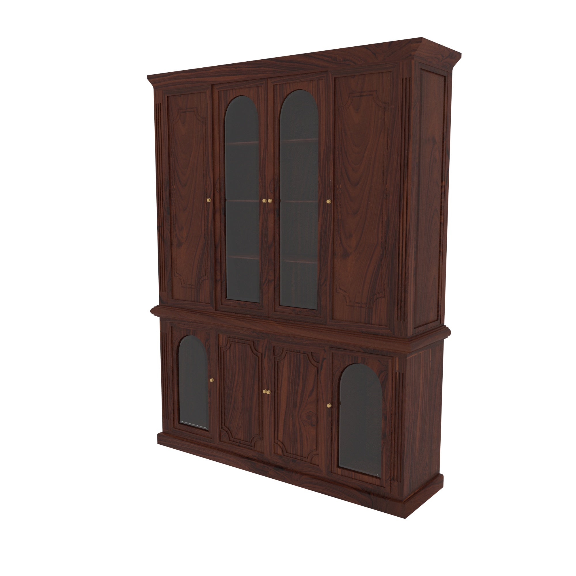 Erotic Richard Dark Finished Handmade Decent Storage Wooden Wardrobe Wardrobe