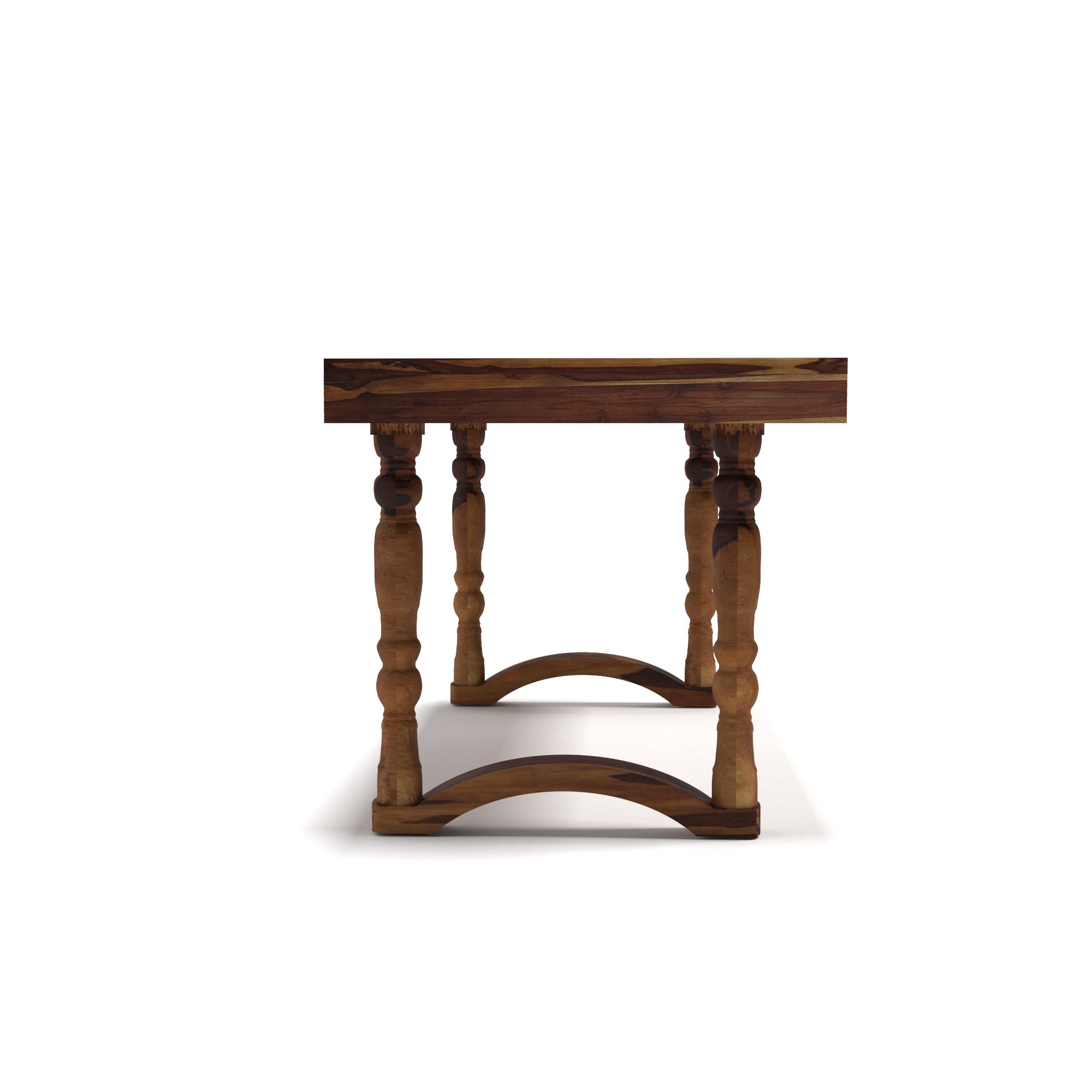 Carved Legs Vintage Sheesham Wood Dinning Table Dining Table