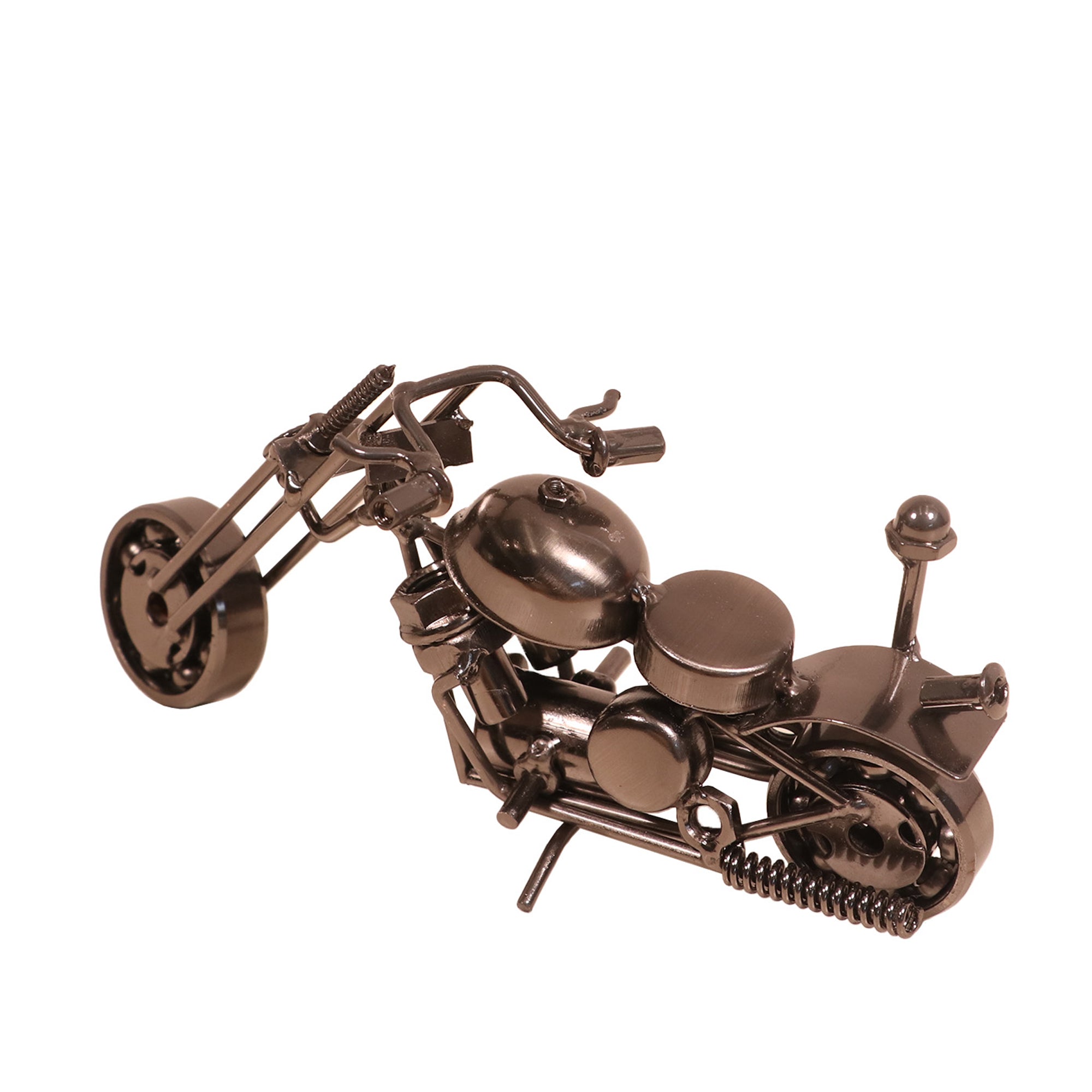 Metallic Long head decorative bike Miniature Vehicle figurine