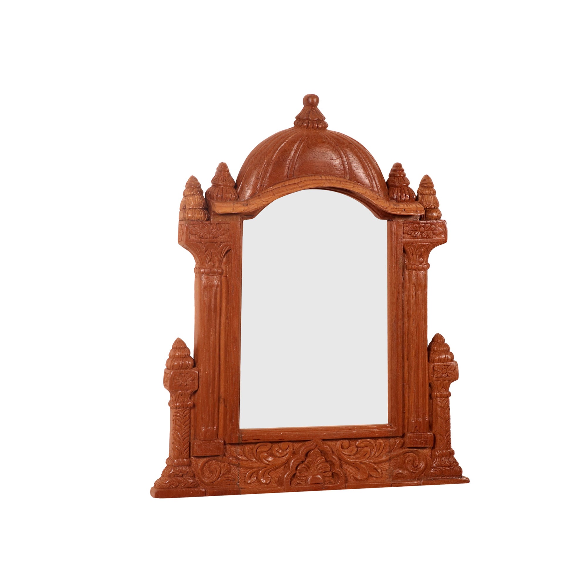 Traditional Mandir Style Mirror Frame Mirror