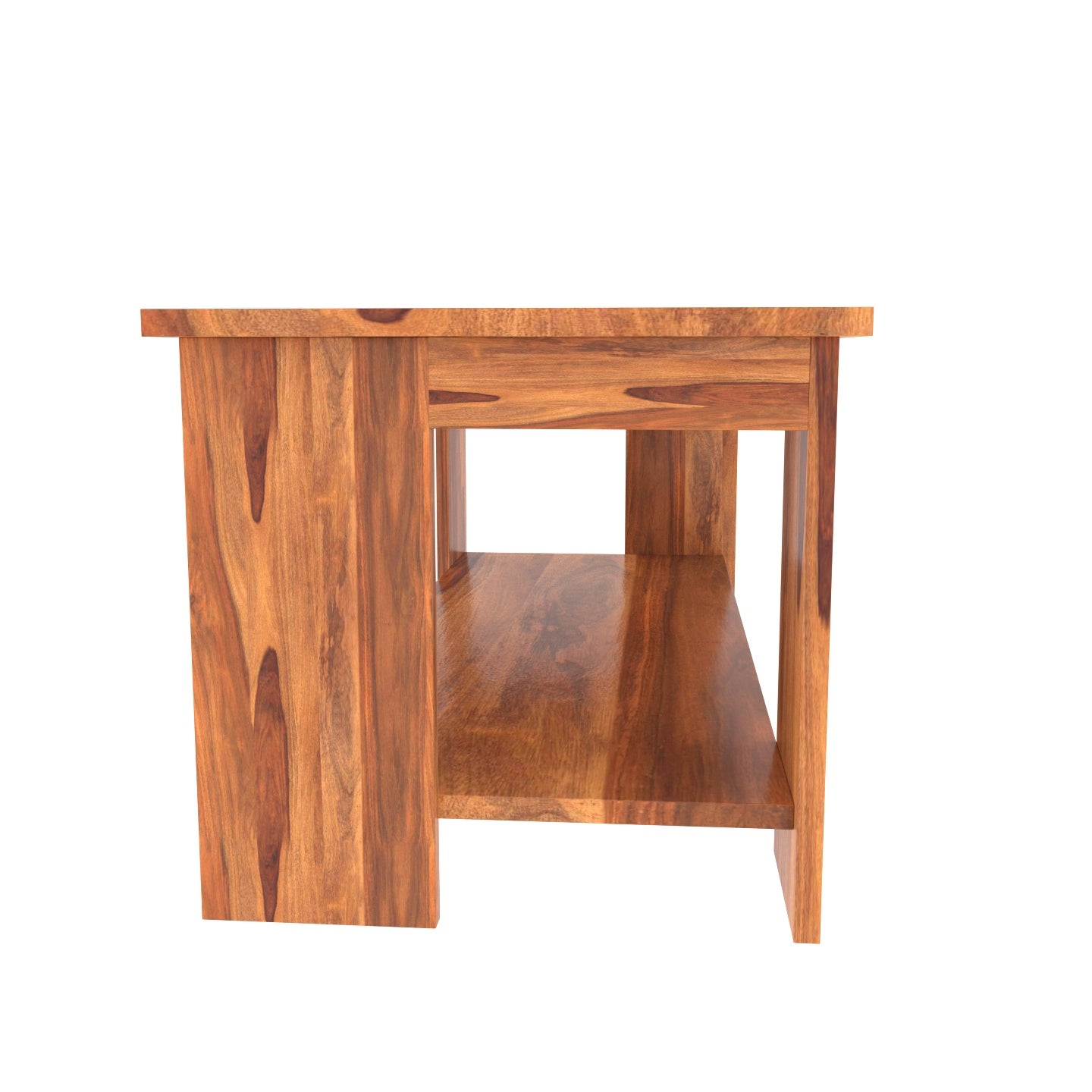 Simple Storage Sheesham Handmade Wooden Coffee Table Coffee Table