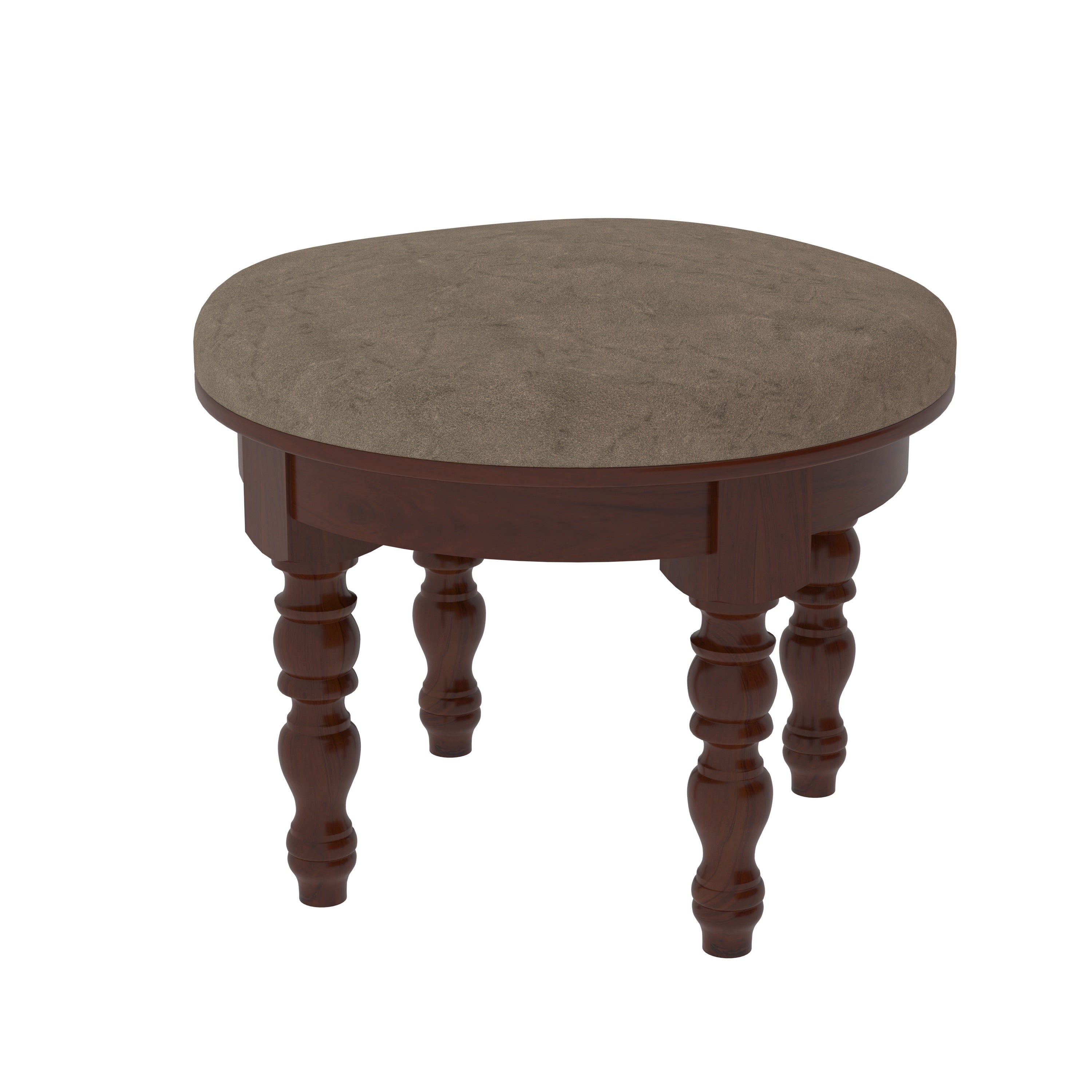 Unique Heritage Carved Legs Style Wooden Handmade Stool Stool