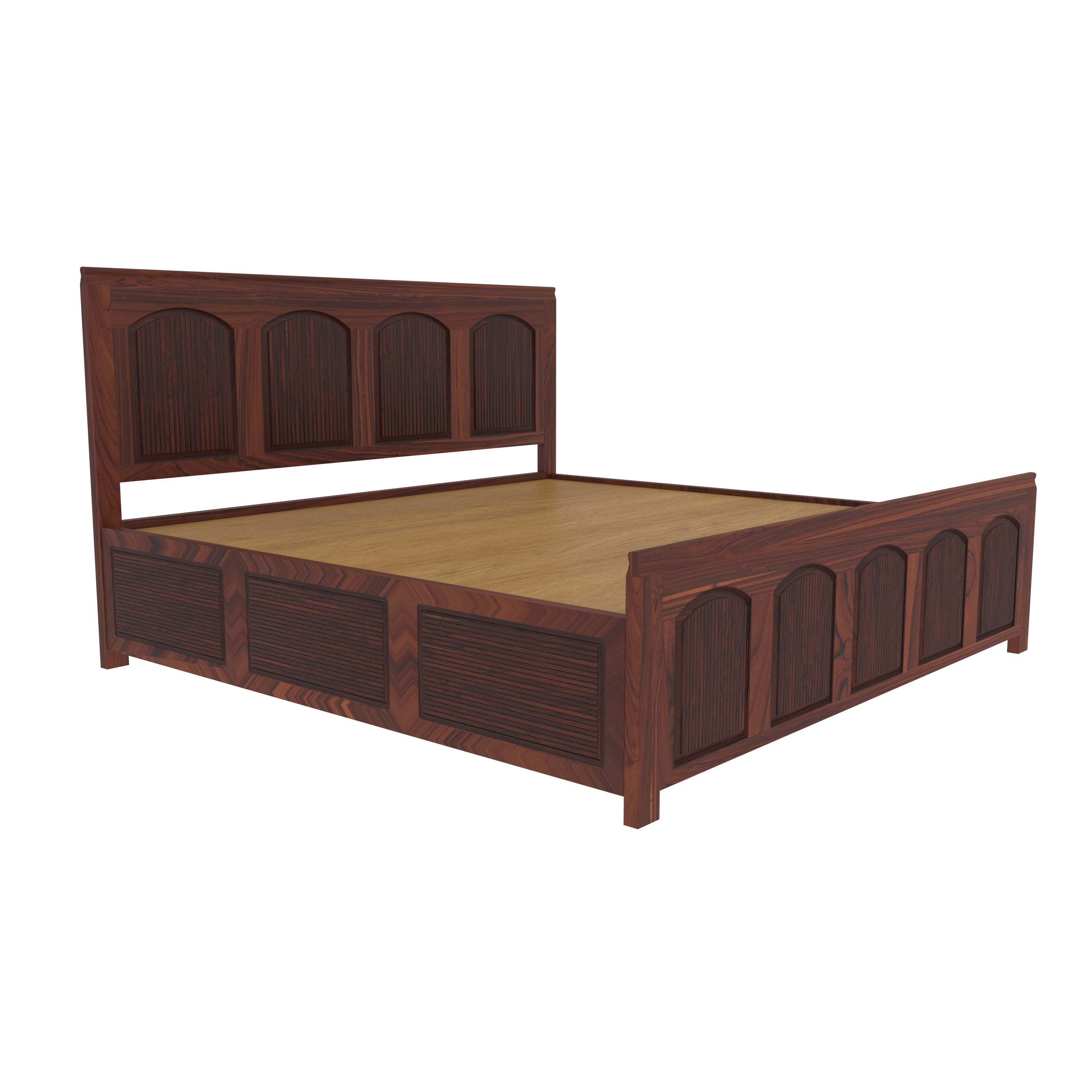Solid Teak Traditional Bed Bed
