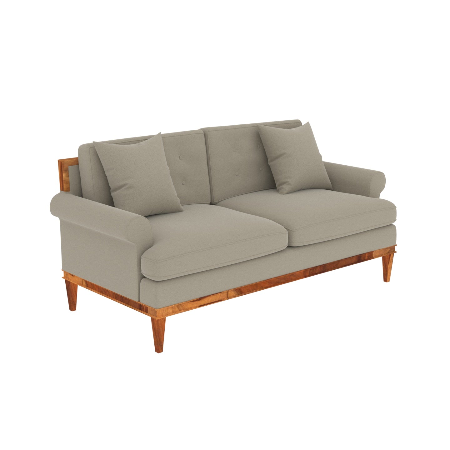 Soft Gray Shaded Premium 2 Seater Sofa Sofa