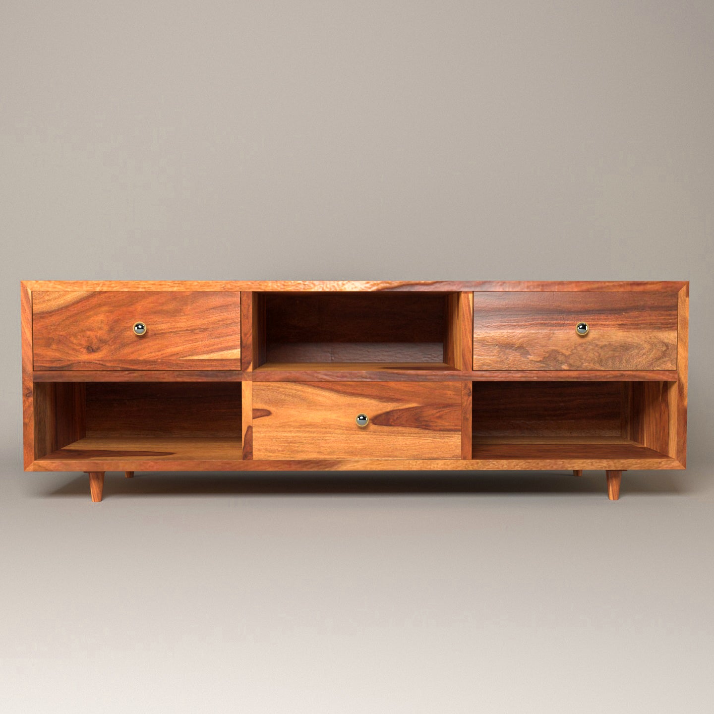 Melbourne Melody Style Wooden Handmade with Multi Storage TV Unit for Home Tv stand