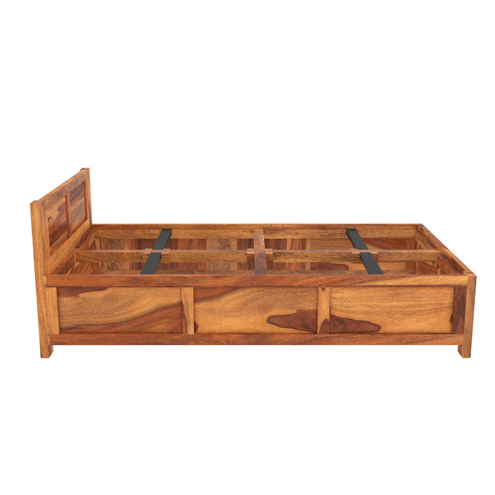 Wooden Designed Single Bed (Sheesham Wood) Bed