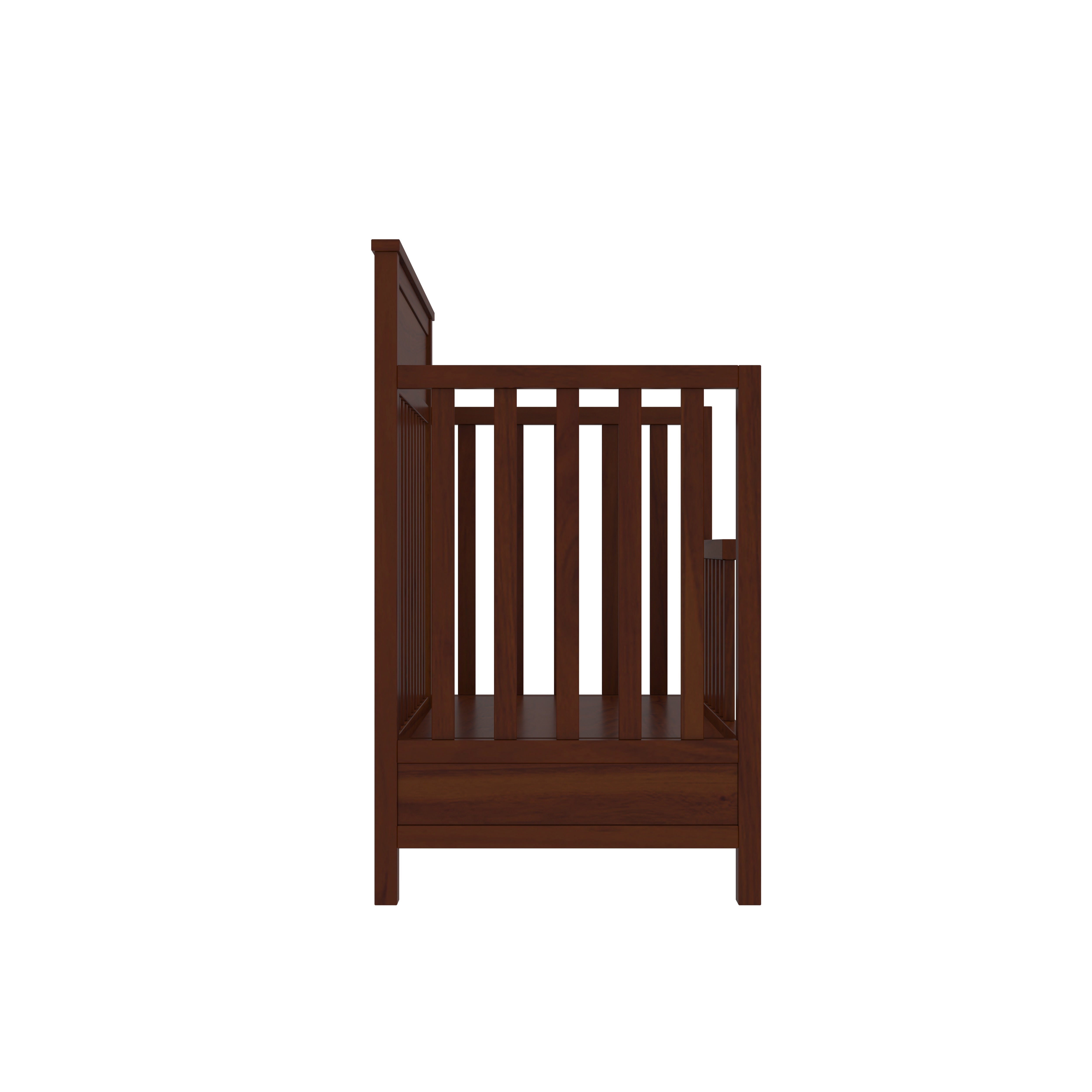 Southern Traditional Brown Stripped Design Wooden Handmade Cradle Cradle