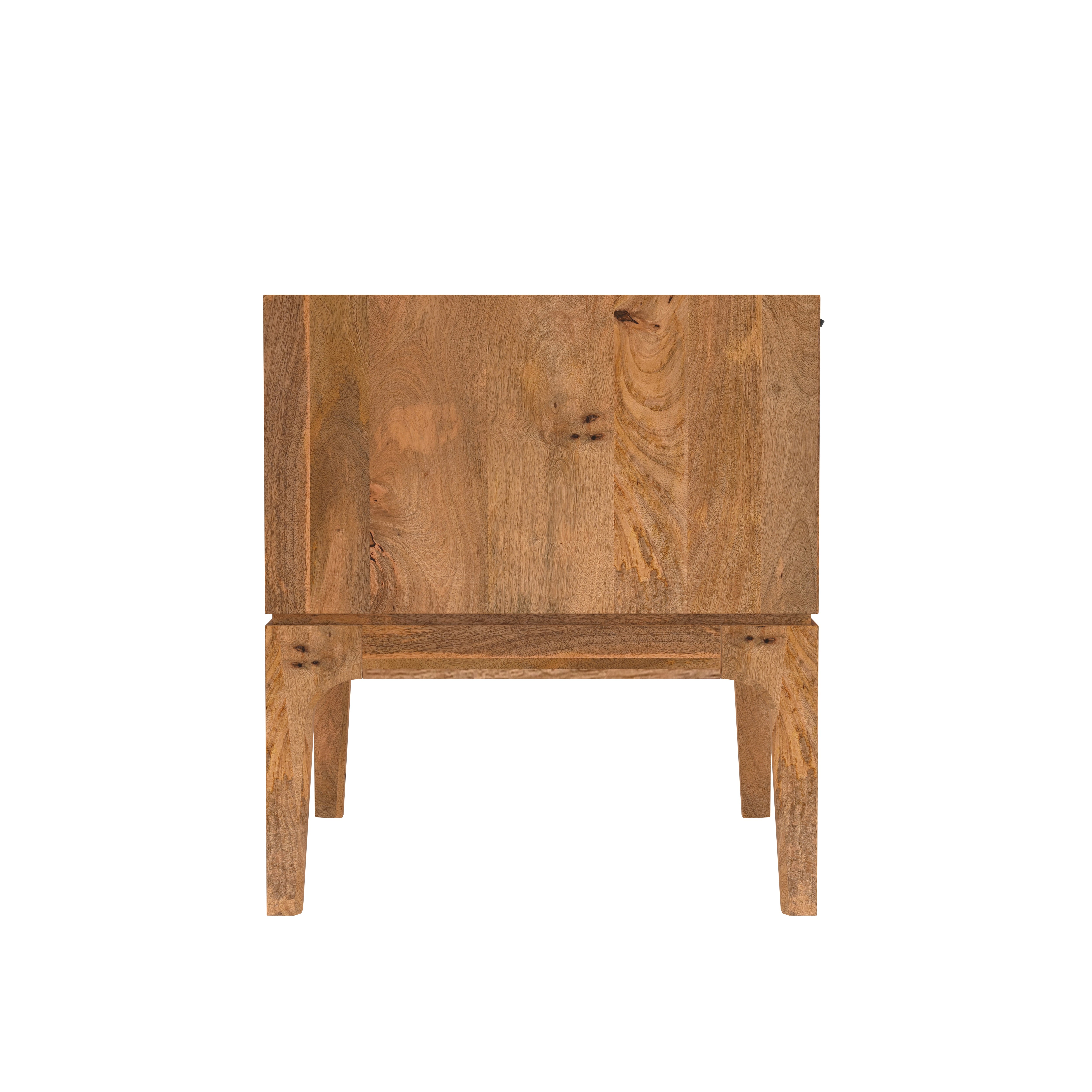 Classic single drawer solid wood beside Bedside