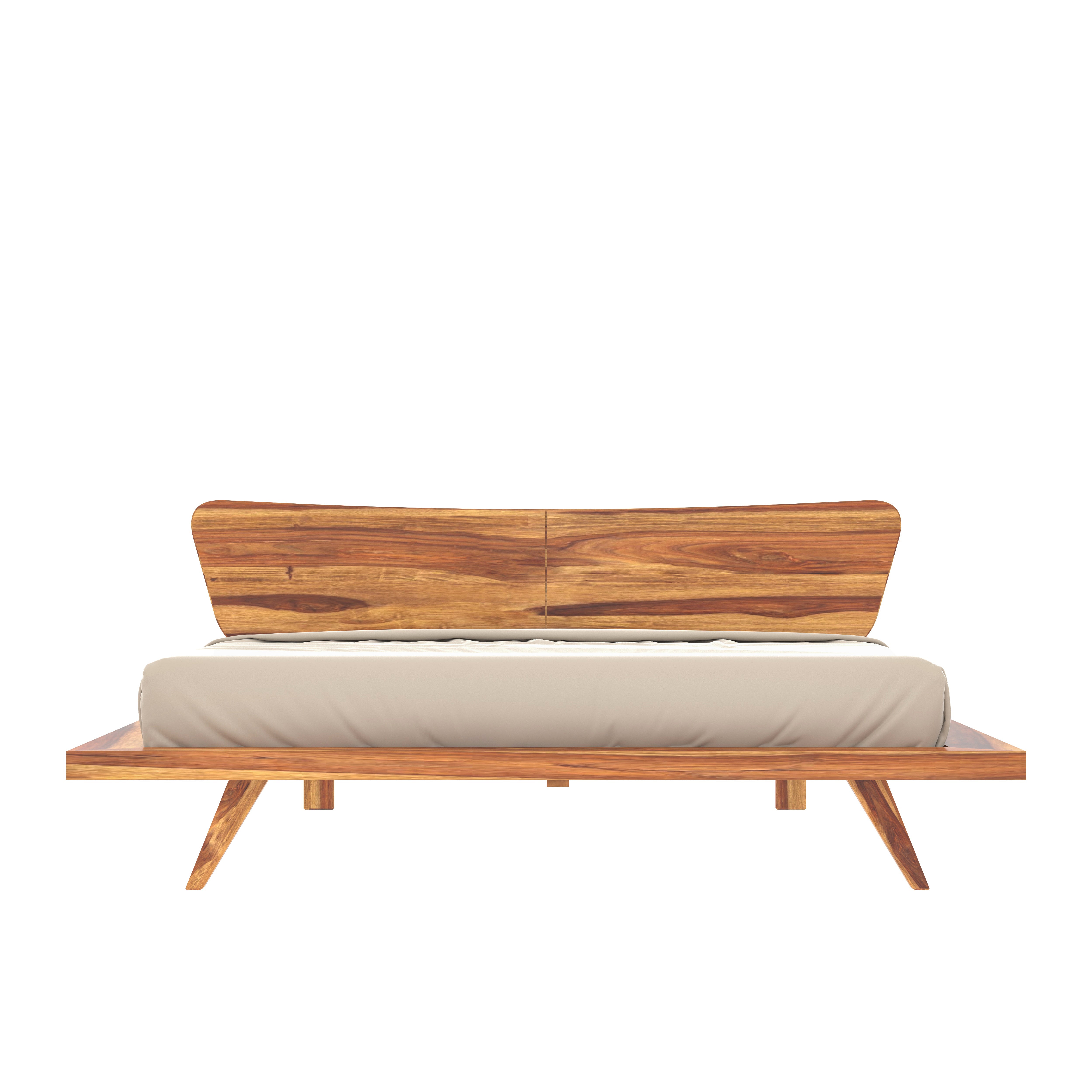 Traver Irish Sheesham Finished Wooden Handmade Bed Bed