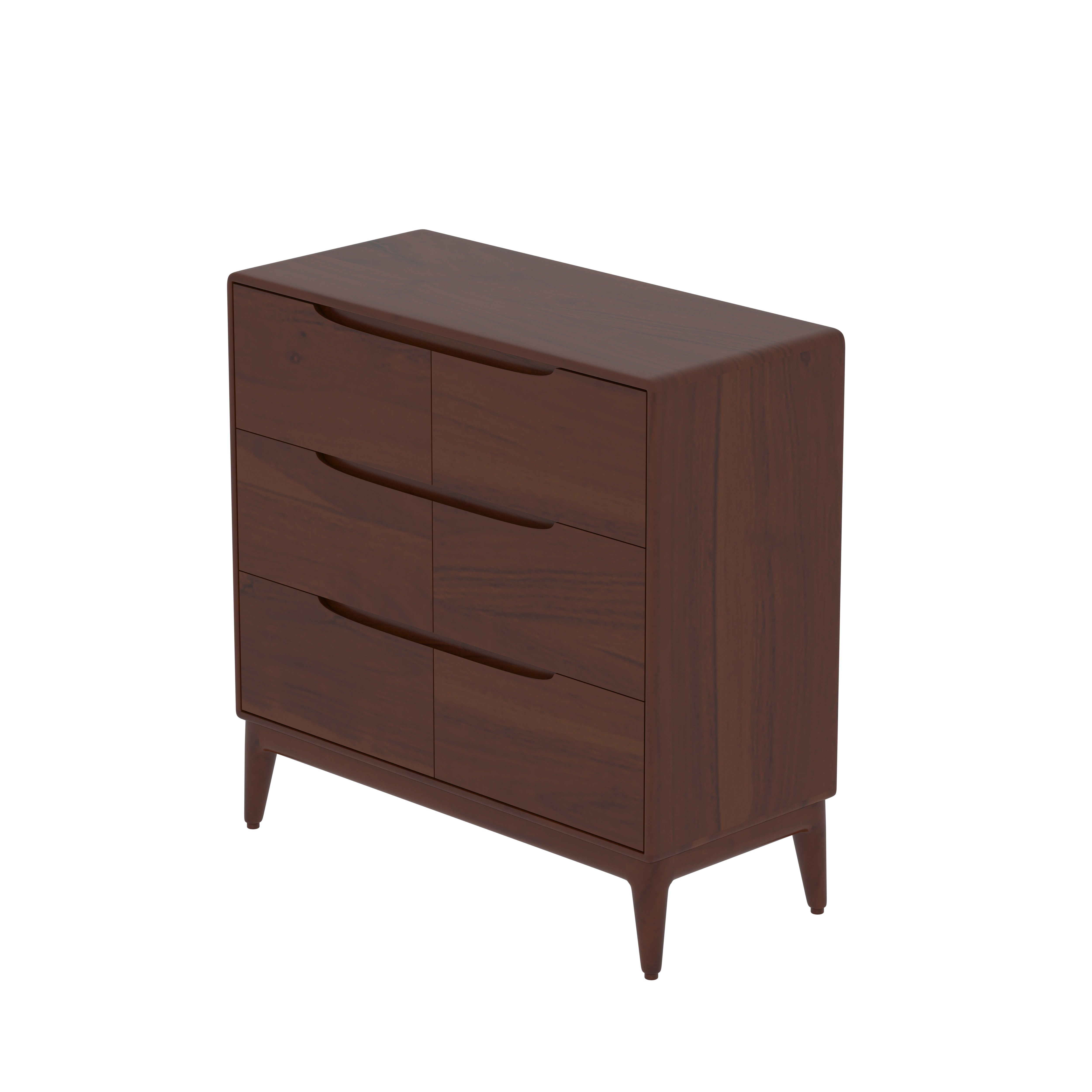 Classic Handmade Multi-Storage Plain Finished Wooden Bedside Cupboard