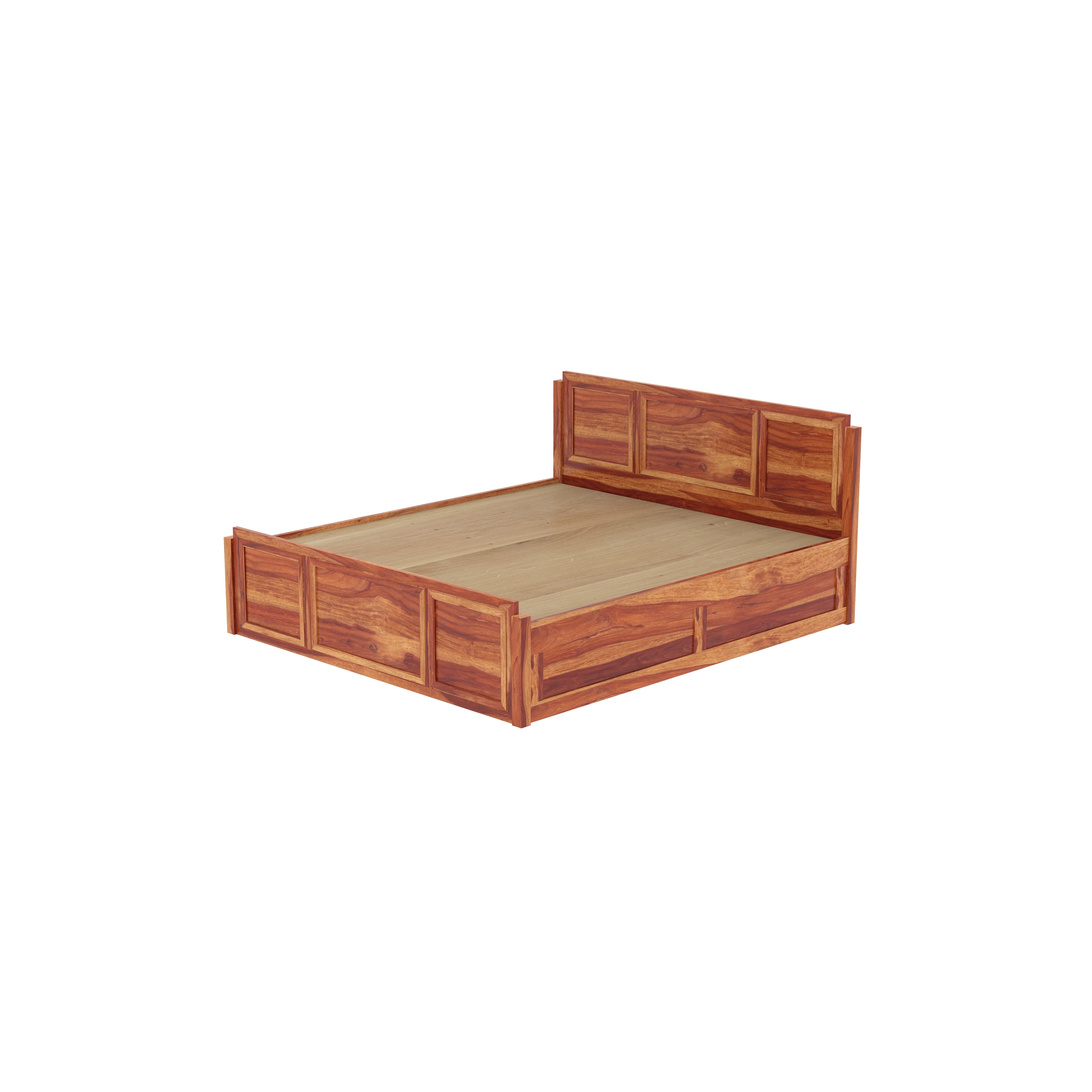 Ethnic Hydraulic Storage King Size Bed Bed