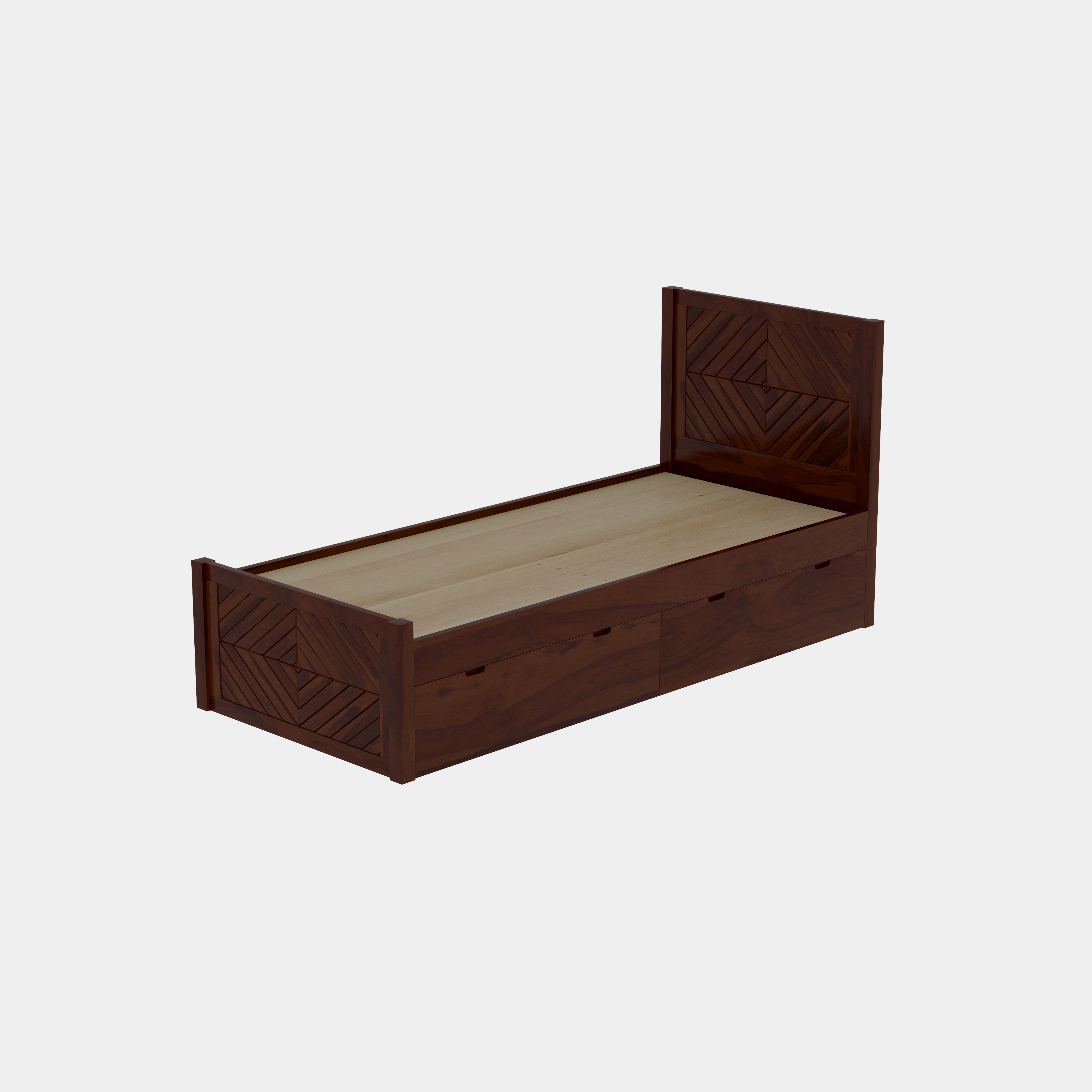 Scandinavian Classic Single Storage Bed Bed