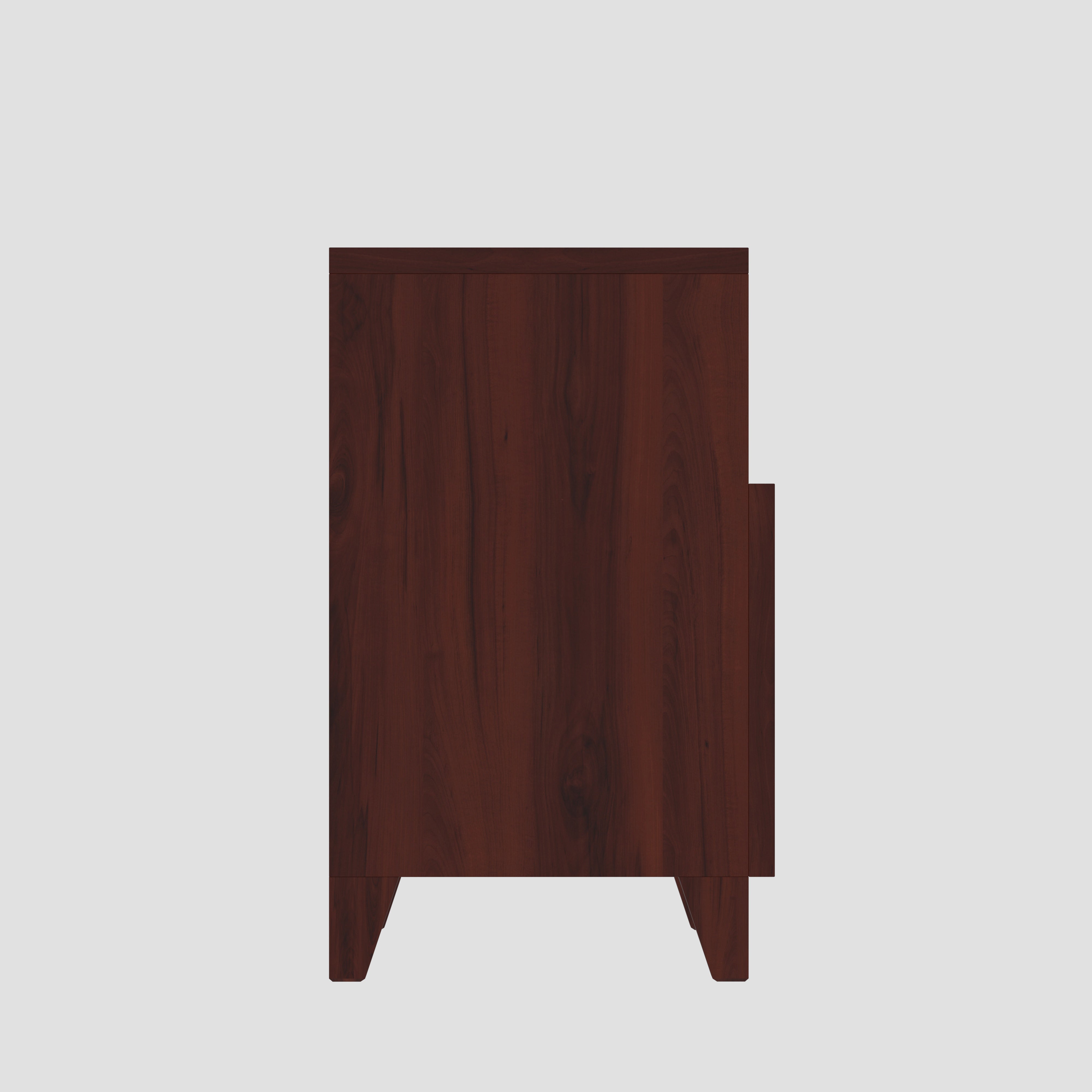 Glorious Dark Mahogany Finished Handmade Wooden Bedside Bedside