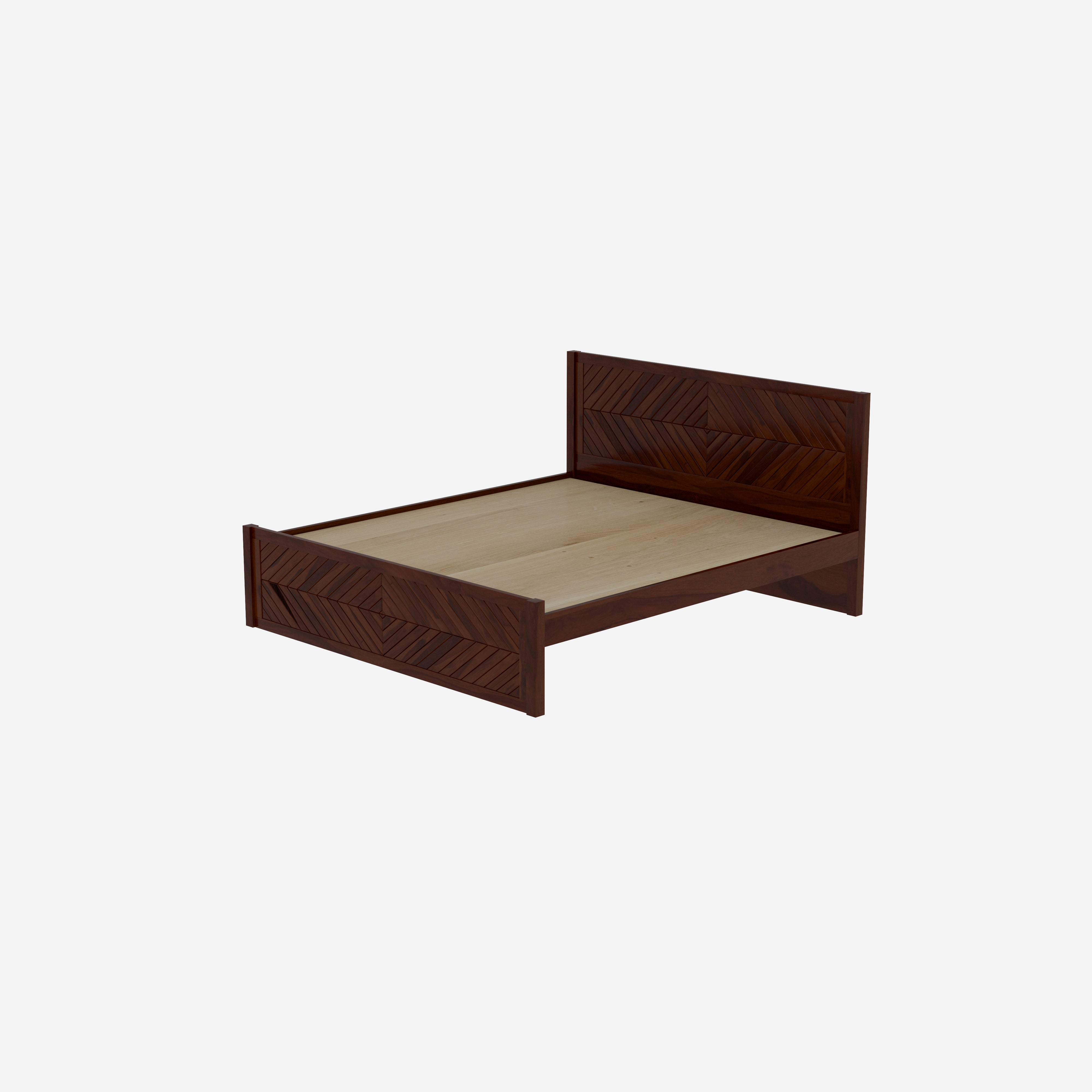 Scandinavian Solid Wood King Bed Bed