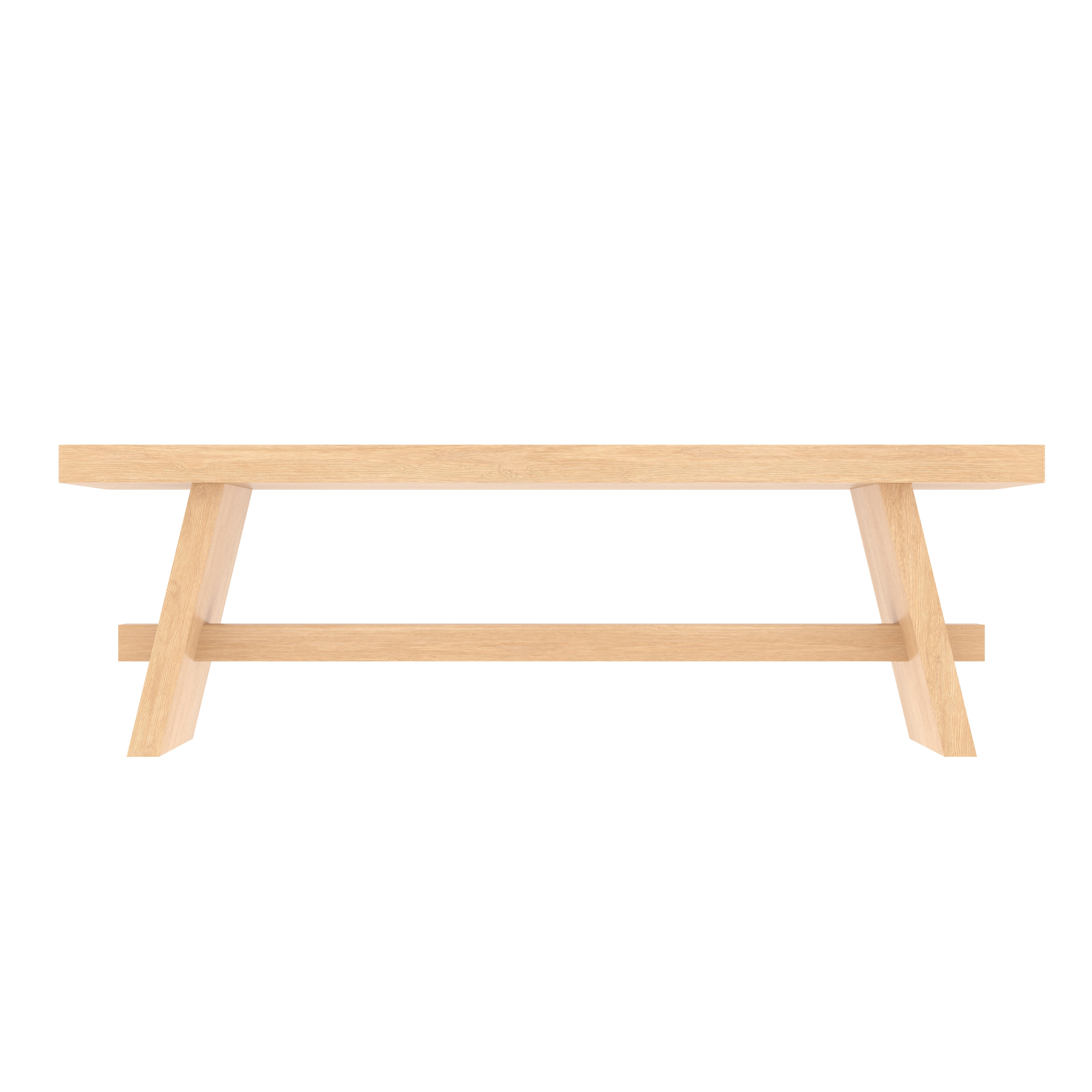 oak wood outdoor sitting table Bench