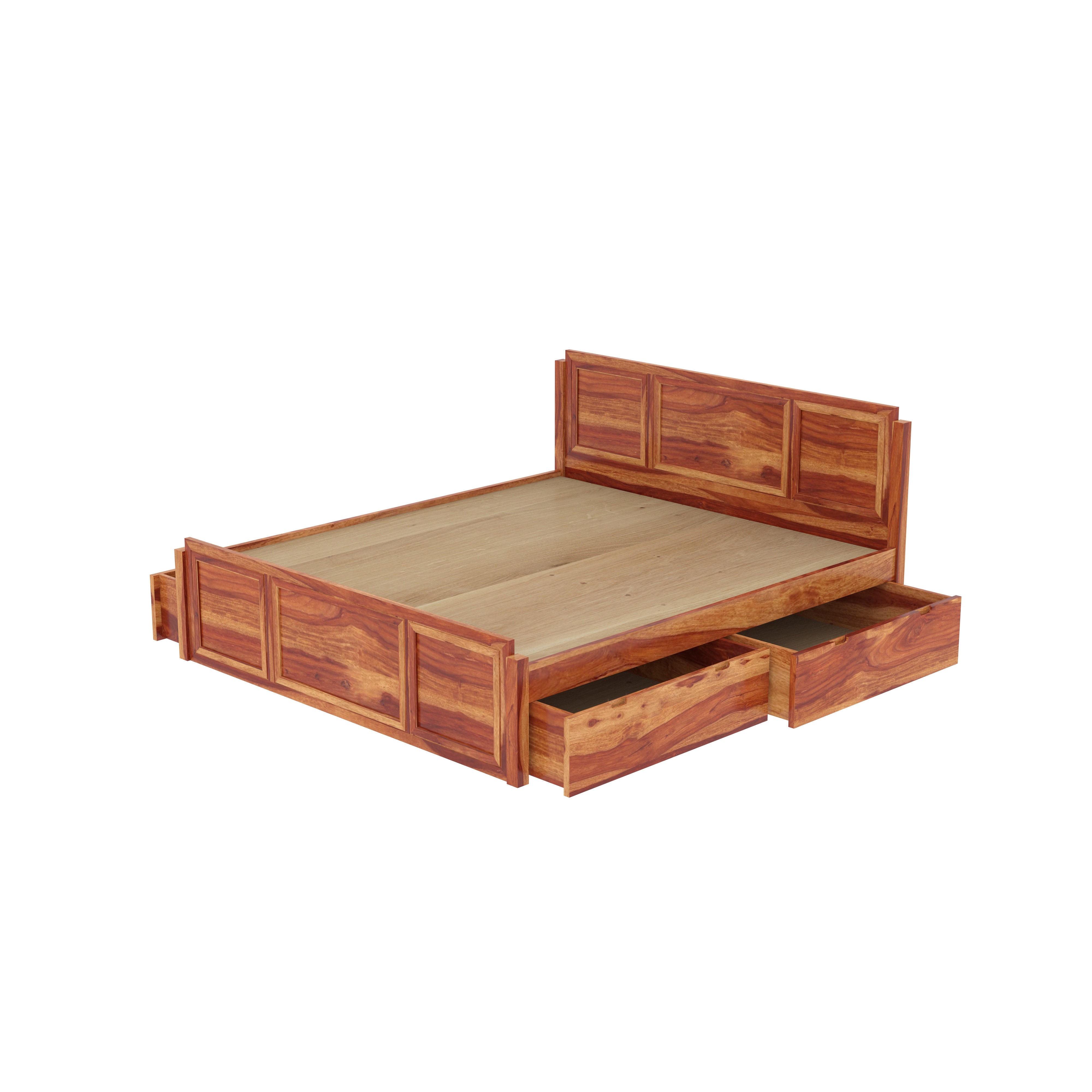 Ethnic Storage King Size Drawer storage Bed Bed