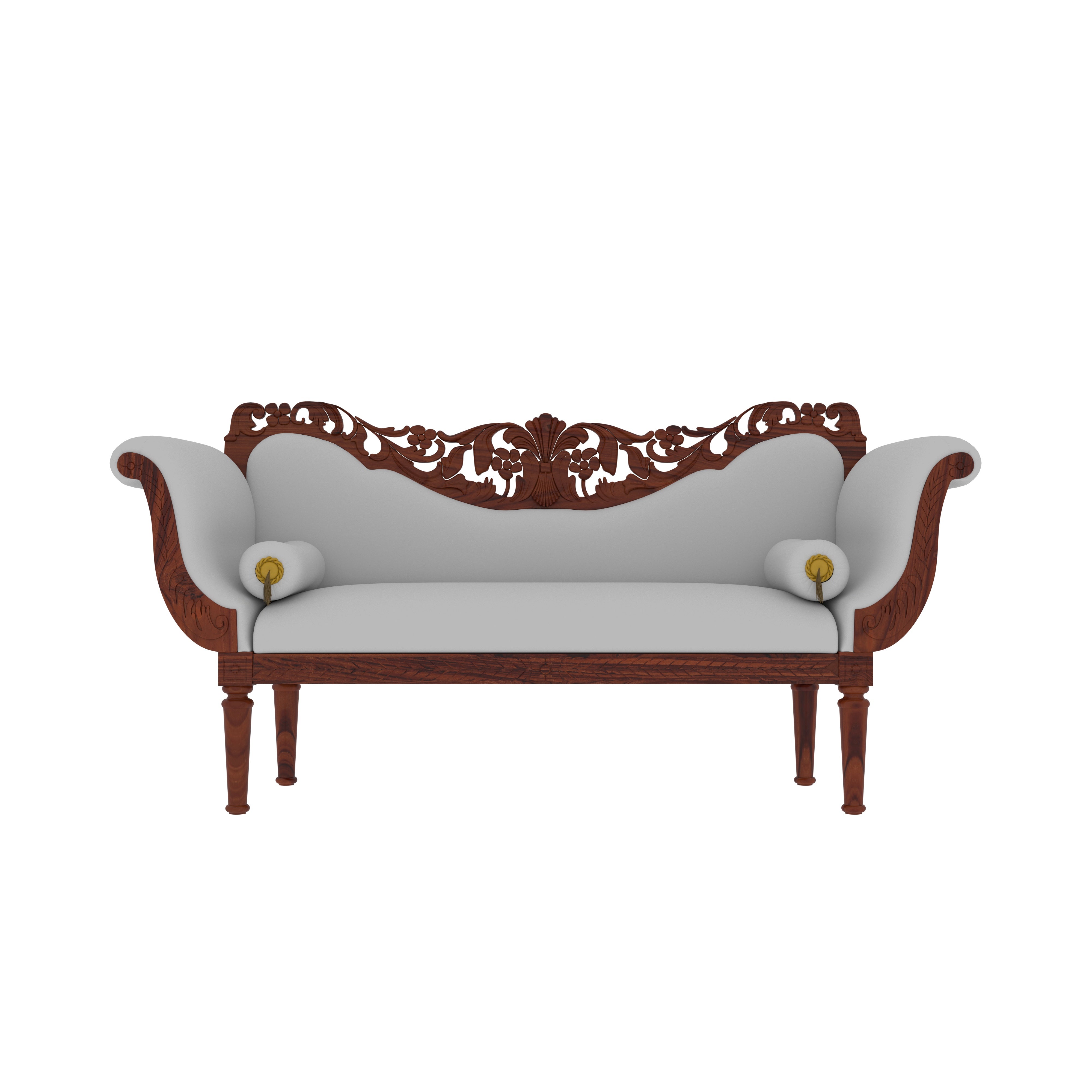 Antique Living Room Sofa with Craving Design Sofa