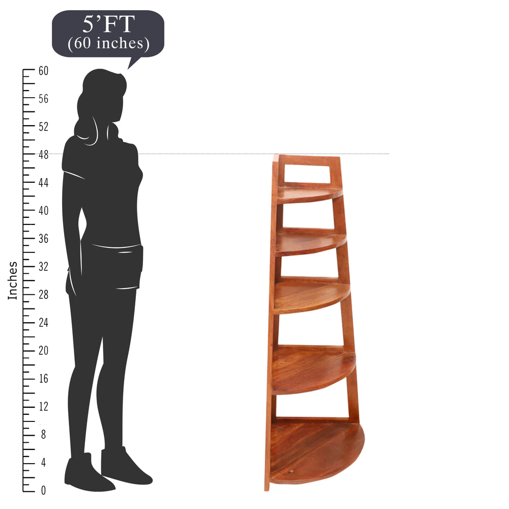 5 Shelf Wooden tower Rack