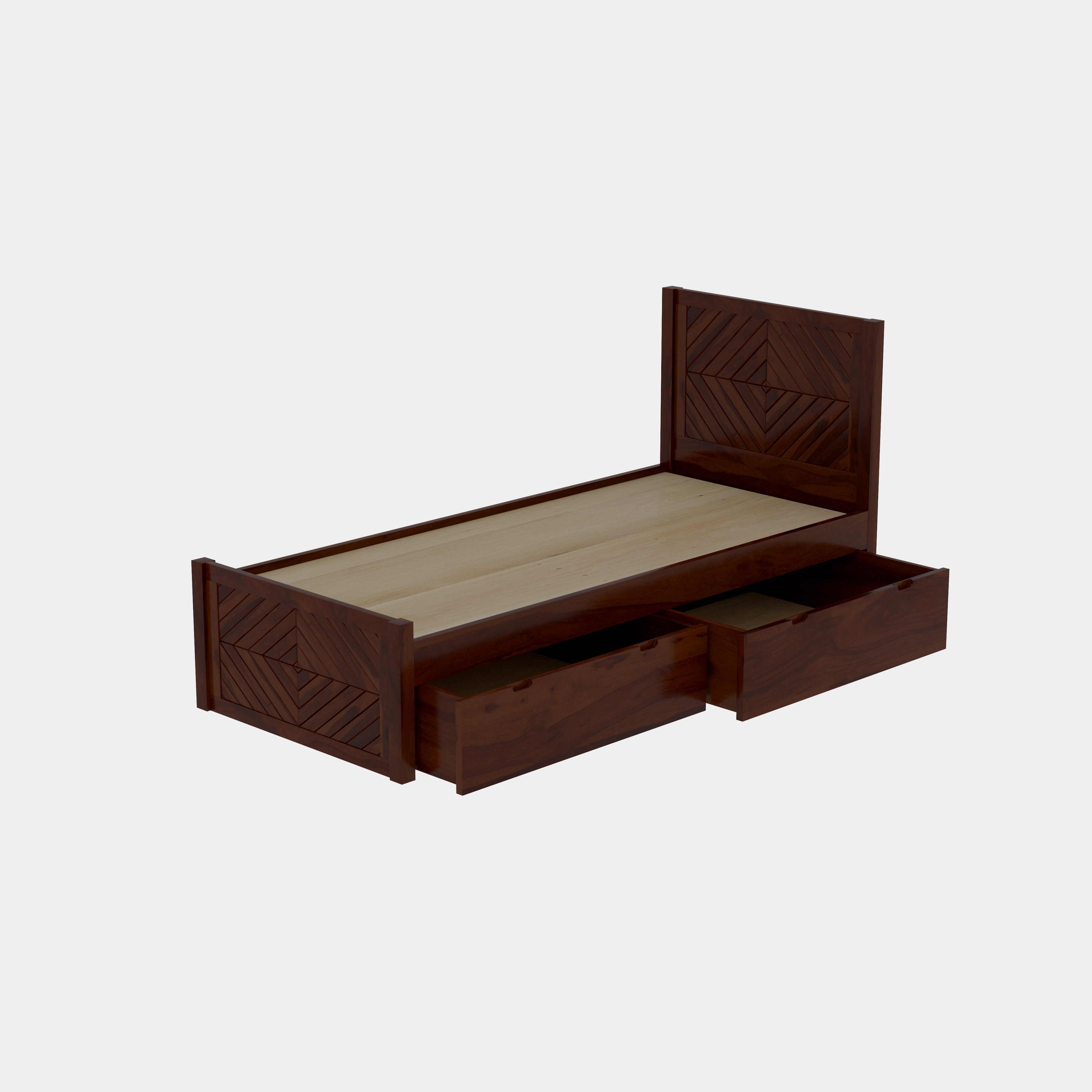 Scandinavian Classic Single Storage Bed Bed