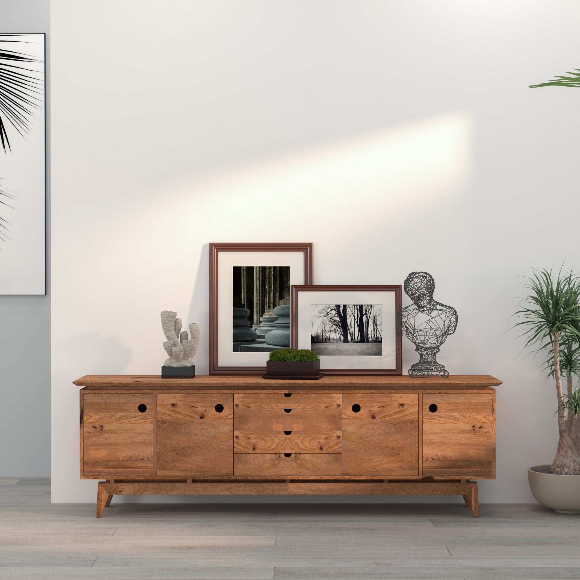 Luxurious Scandinavian concept solid wood tv sideboard Tv stand