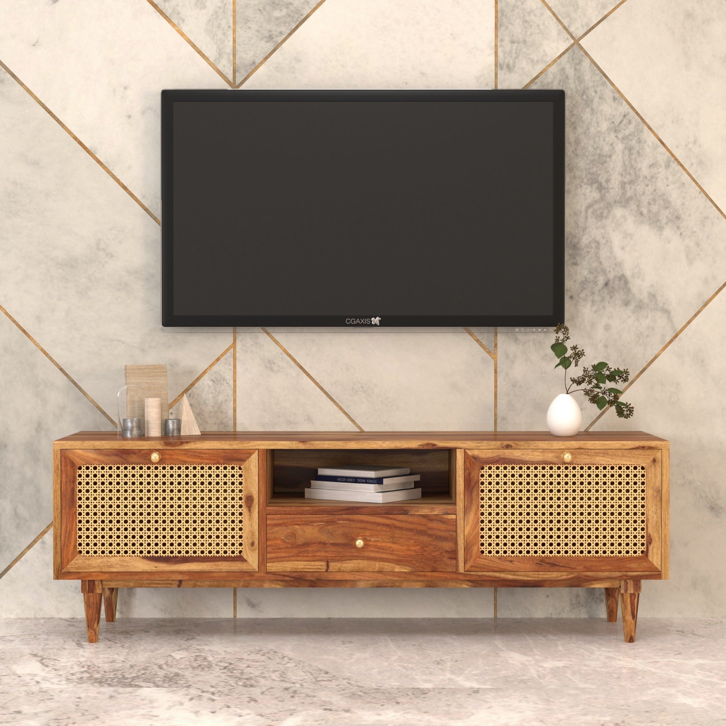 Montage Vintage Style Handmade Multistorage Wooden TV Stand Tv stand