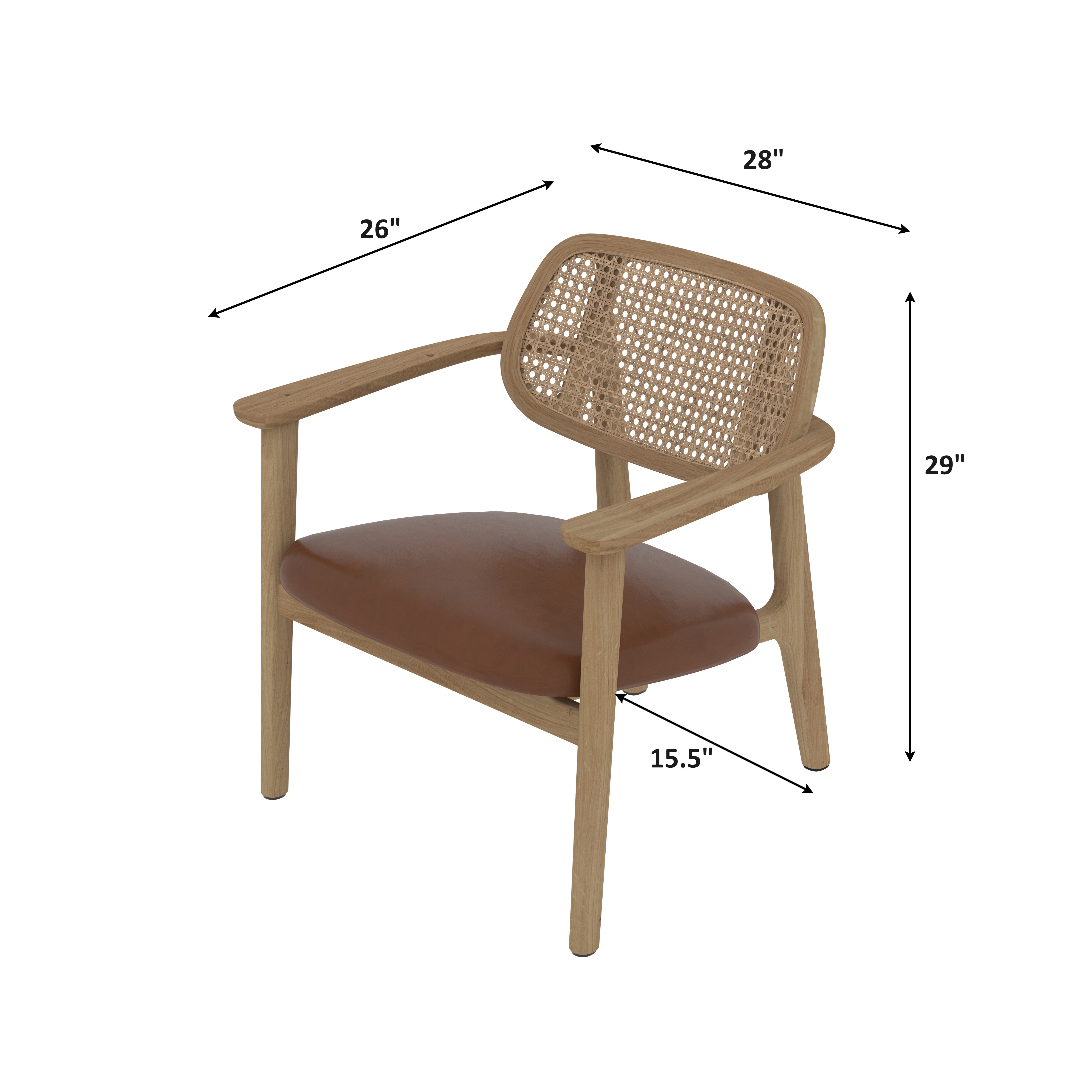 Entropic Southern Vintage Finished Wooden Handmade Arm Chair Arm Chair