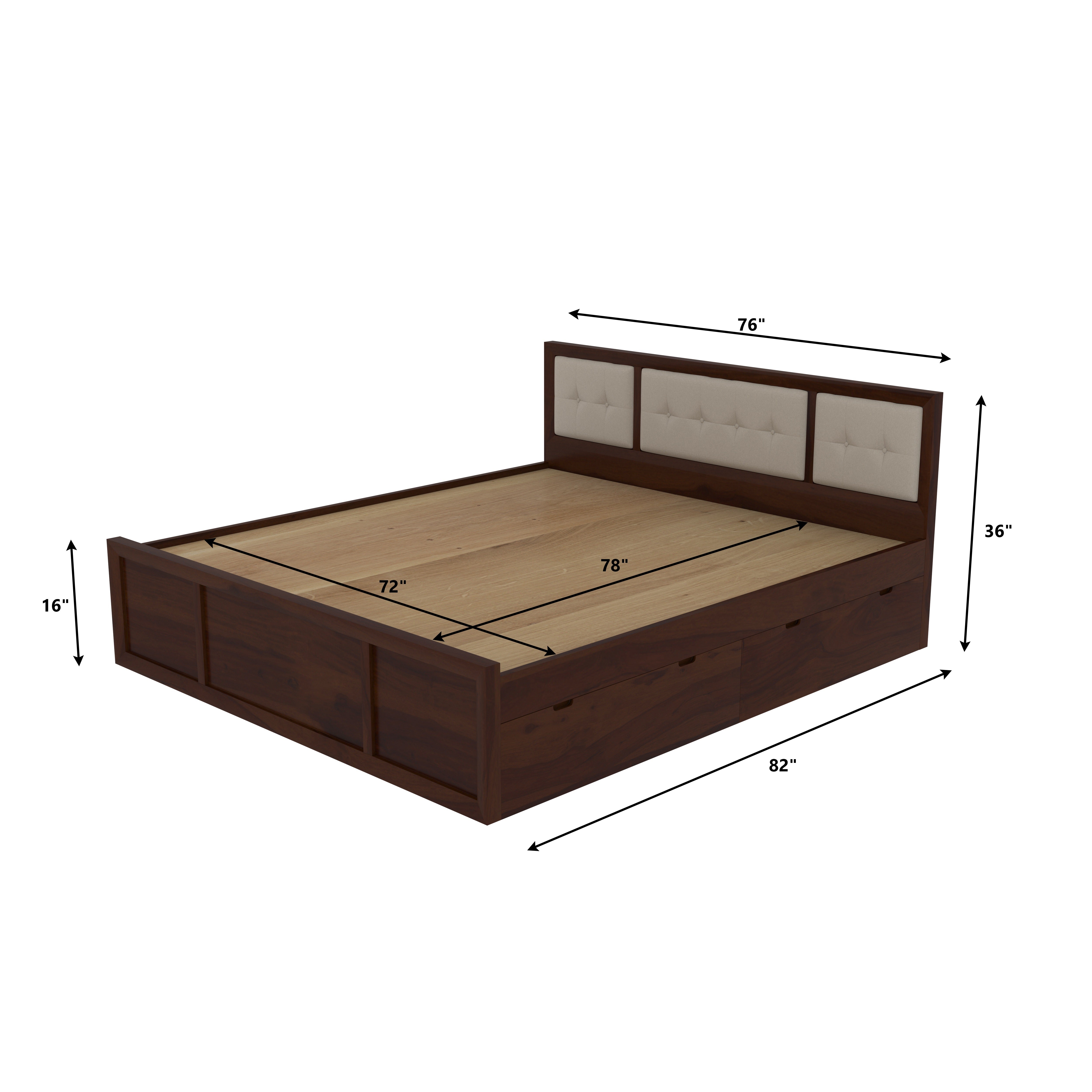 Christopher King drawer storage Bed