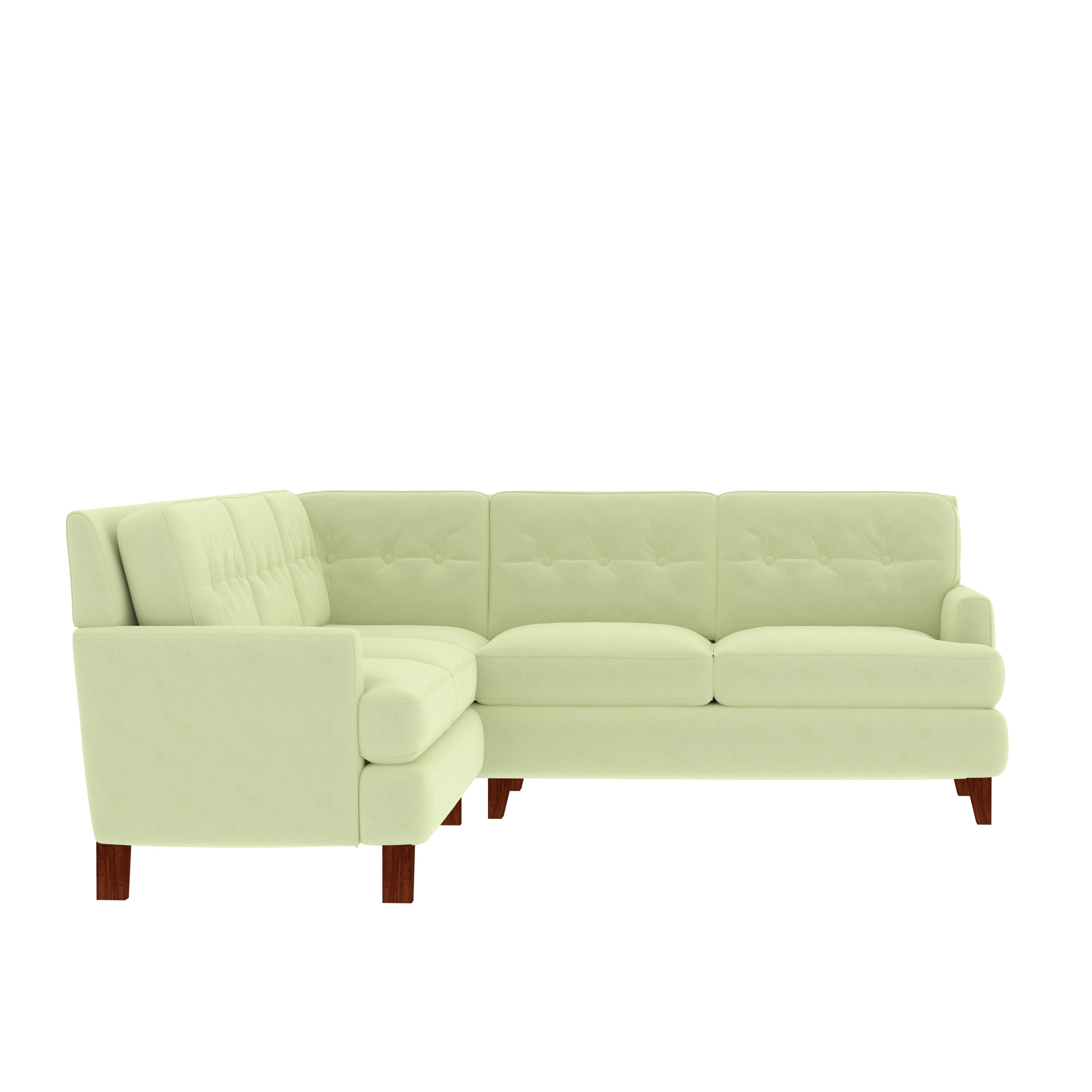 Celory Clat Premium Comfort L-shaped 4-Seating Sofa Set in Pastel Colours for Your Home Sofa