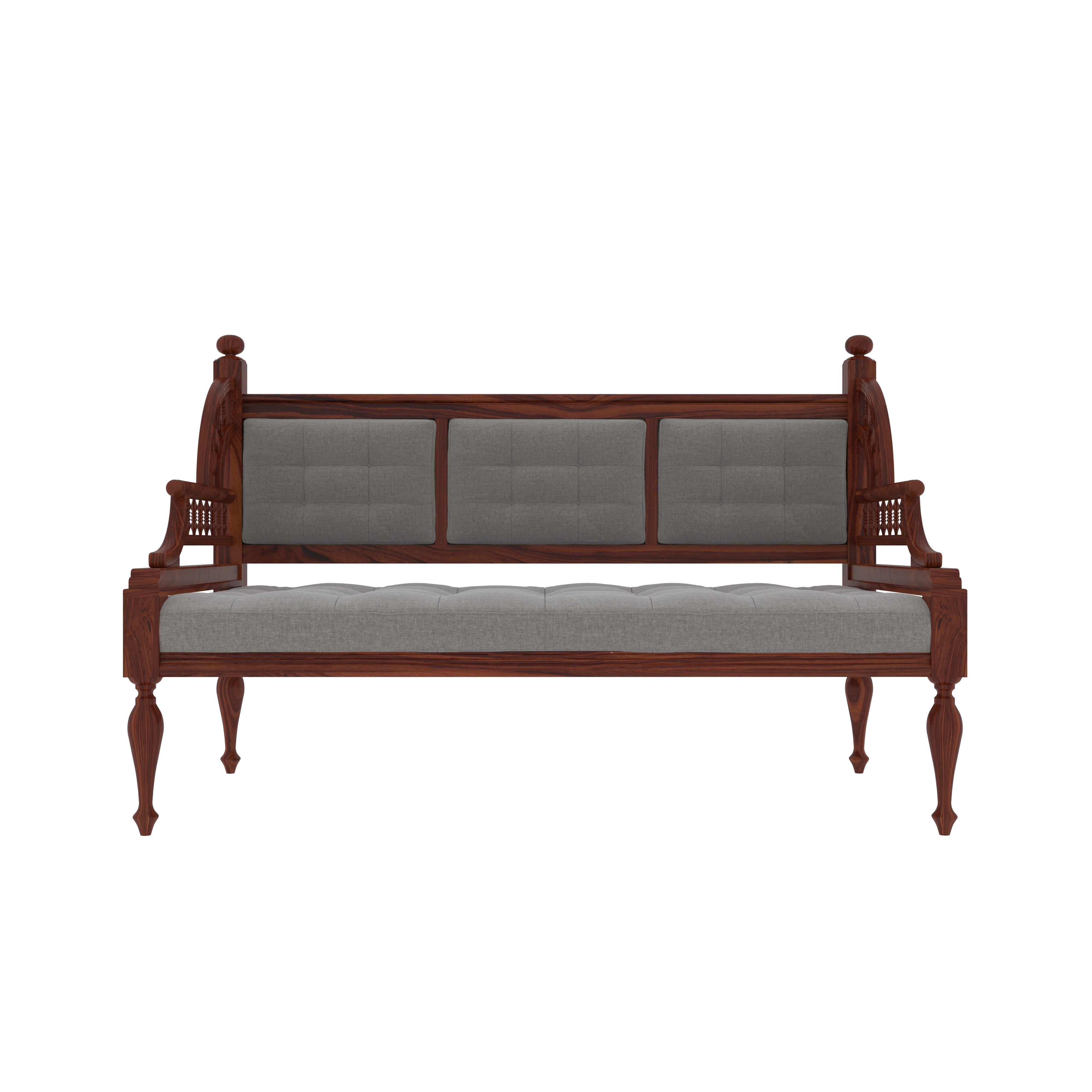 Traditional South Indian three-seater sofa design Sofa