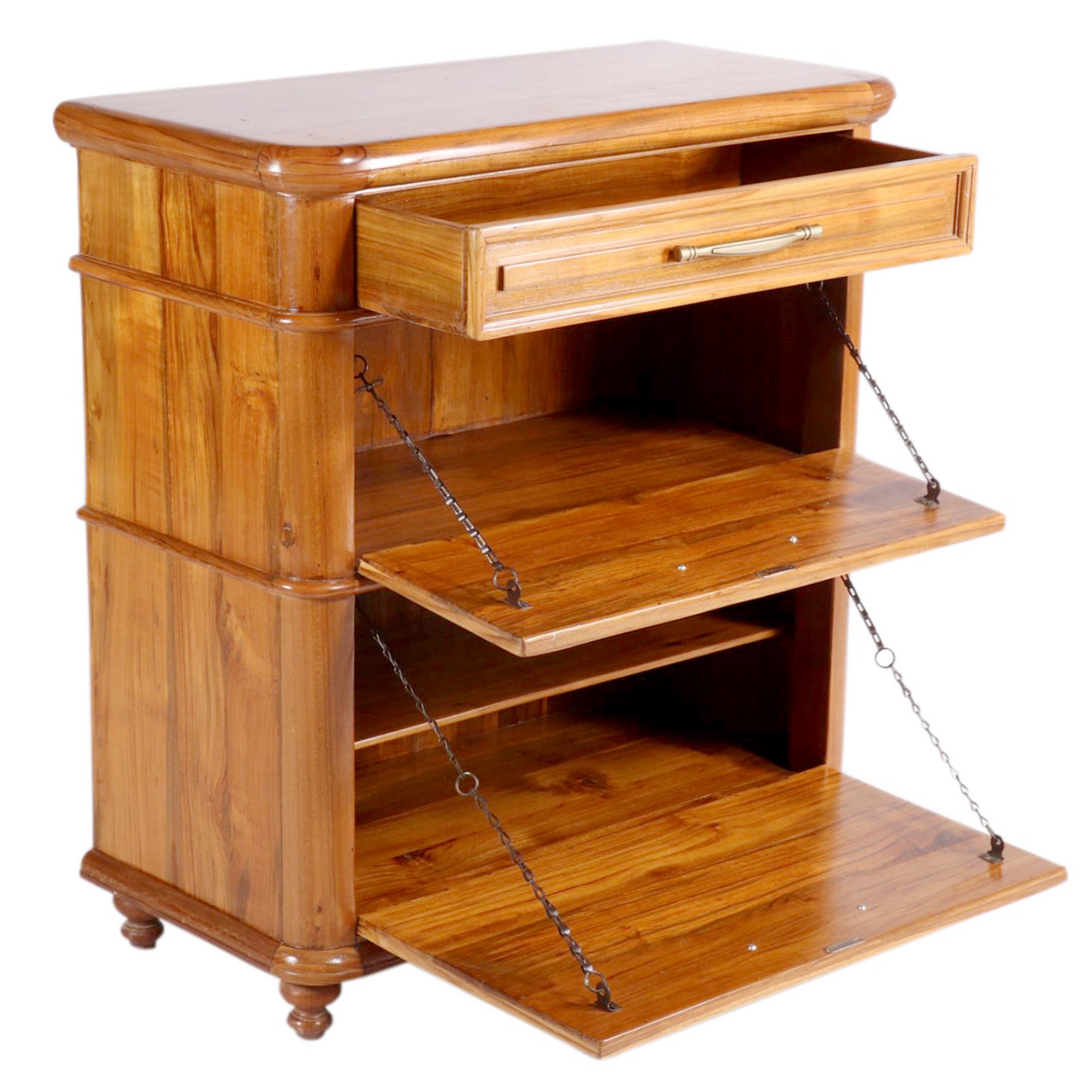 3-Drawer Teak Cabinet Cupboard