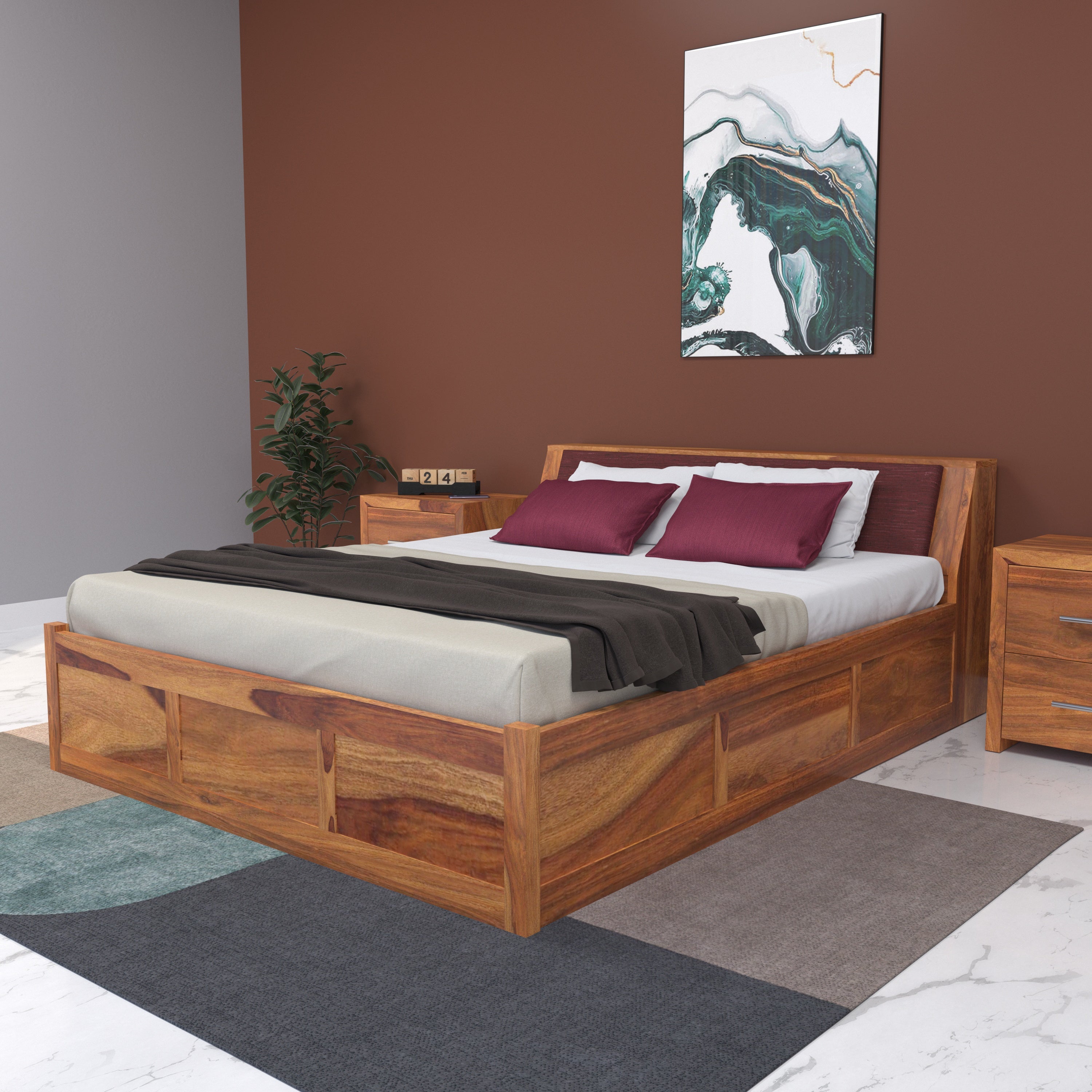 The Crafted Royal King Storage bed Bed