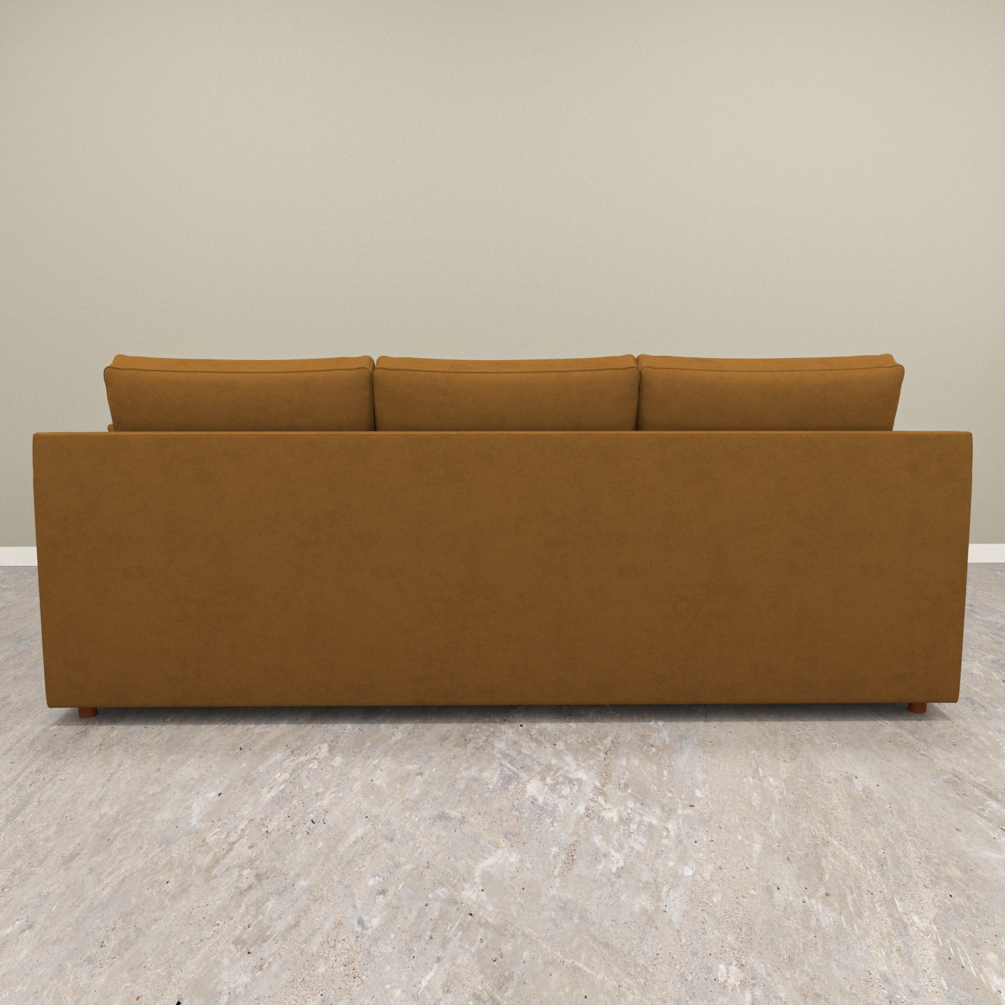 Dry Leaf Coloured with Premium Comfort L Shaped 4 Seater Sofa Set for Home Sofa