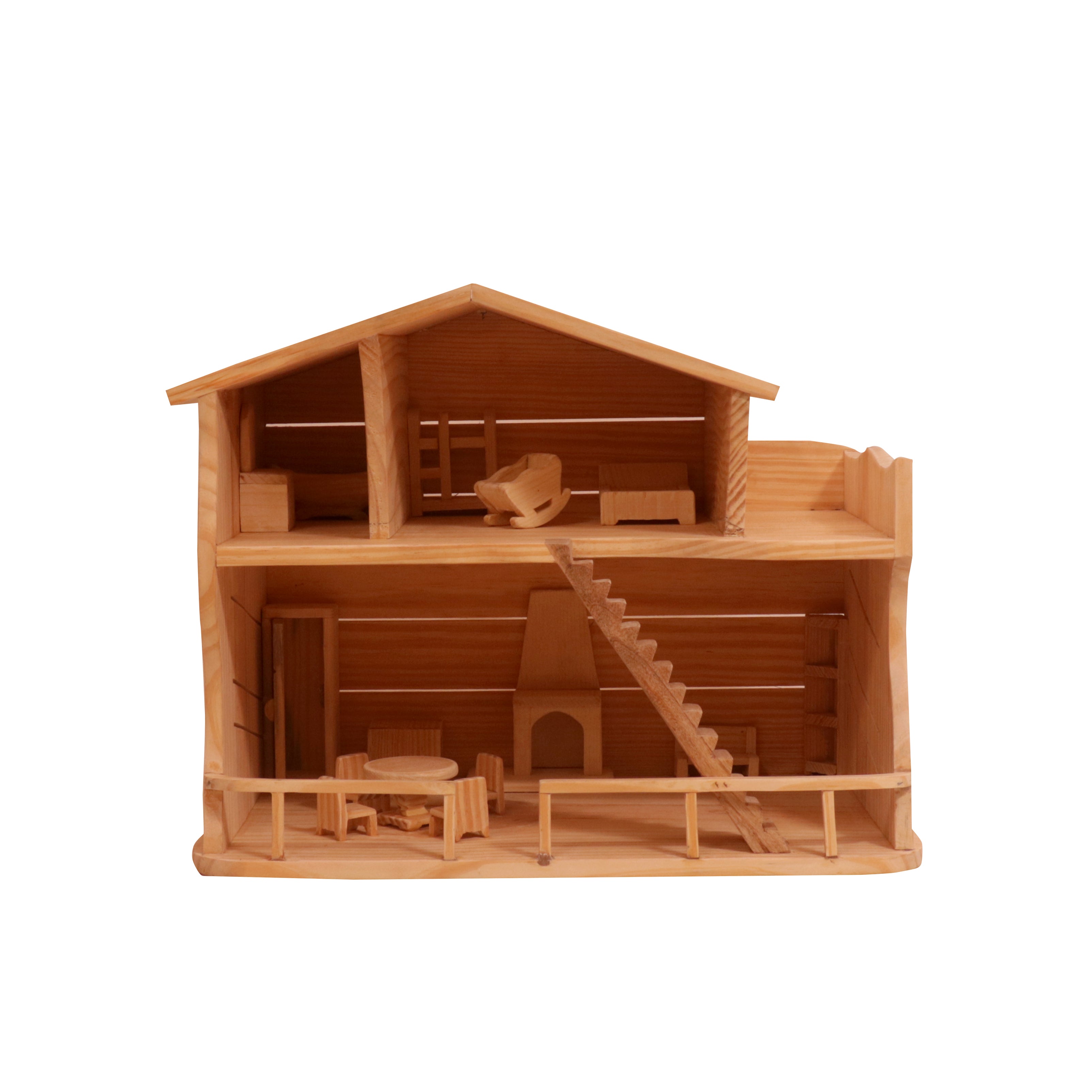 Pine wood Miniature House décor Wooden House