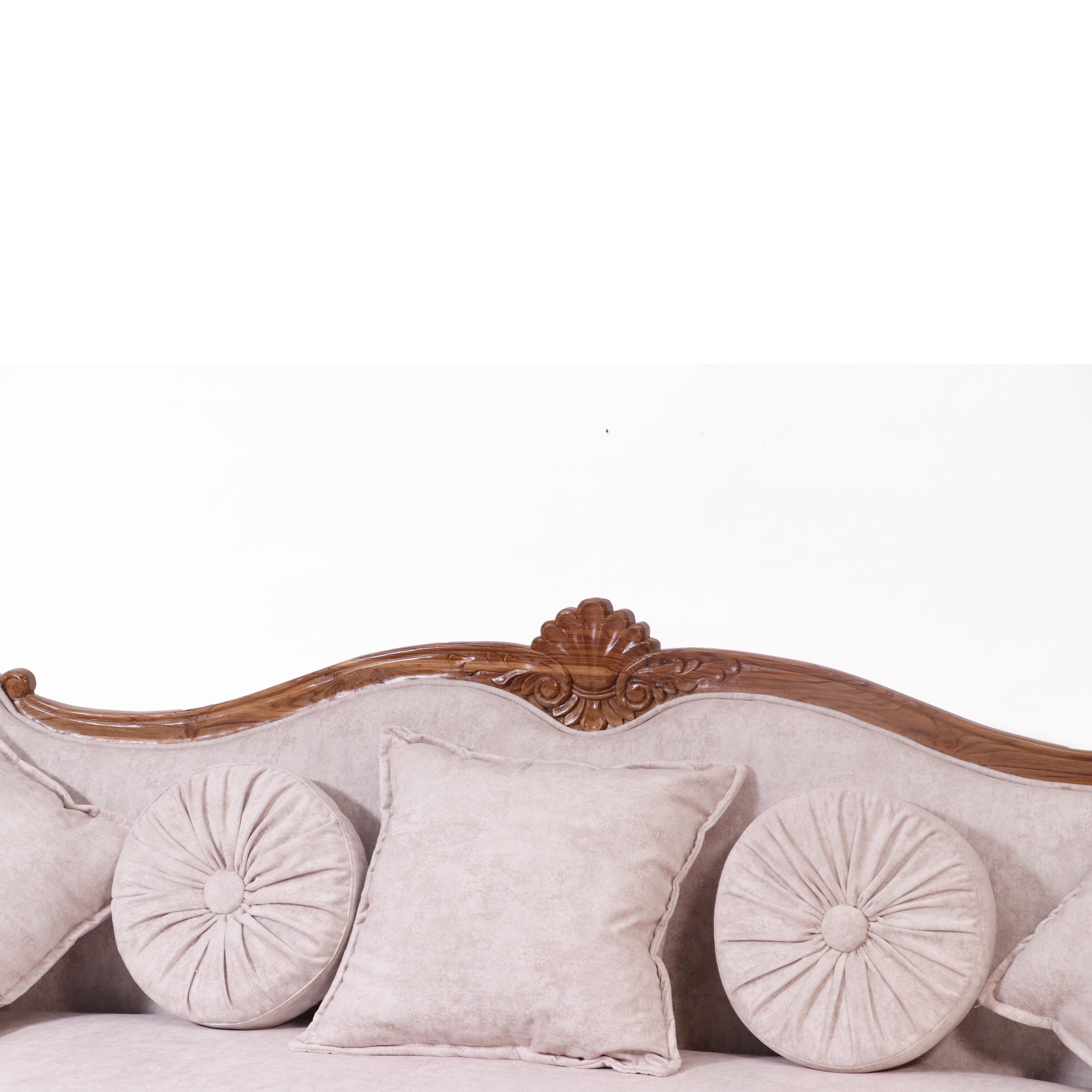 Classical 2 Seater vive la france concept teak wood sofa Sofa